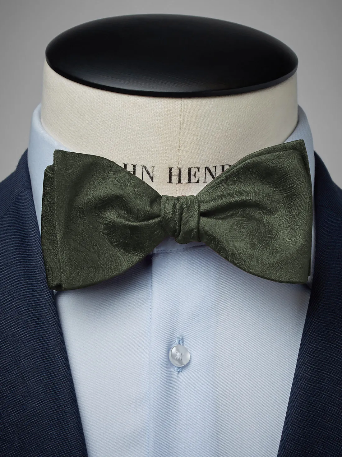Olive Green Bow Tie Formal