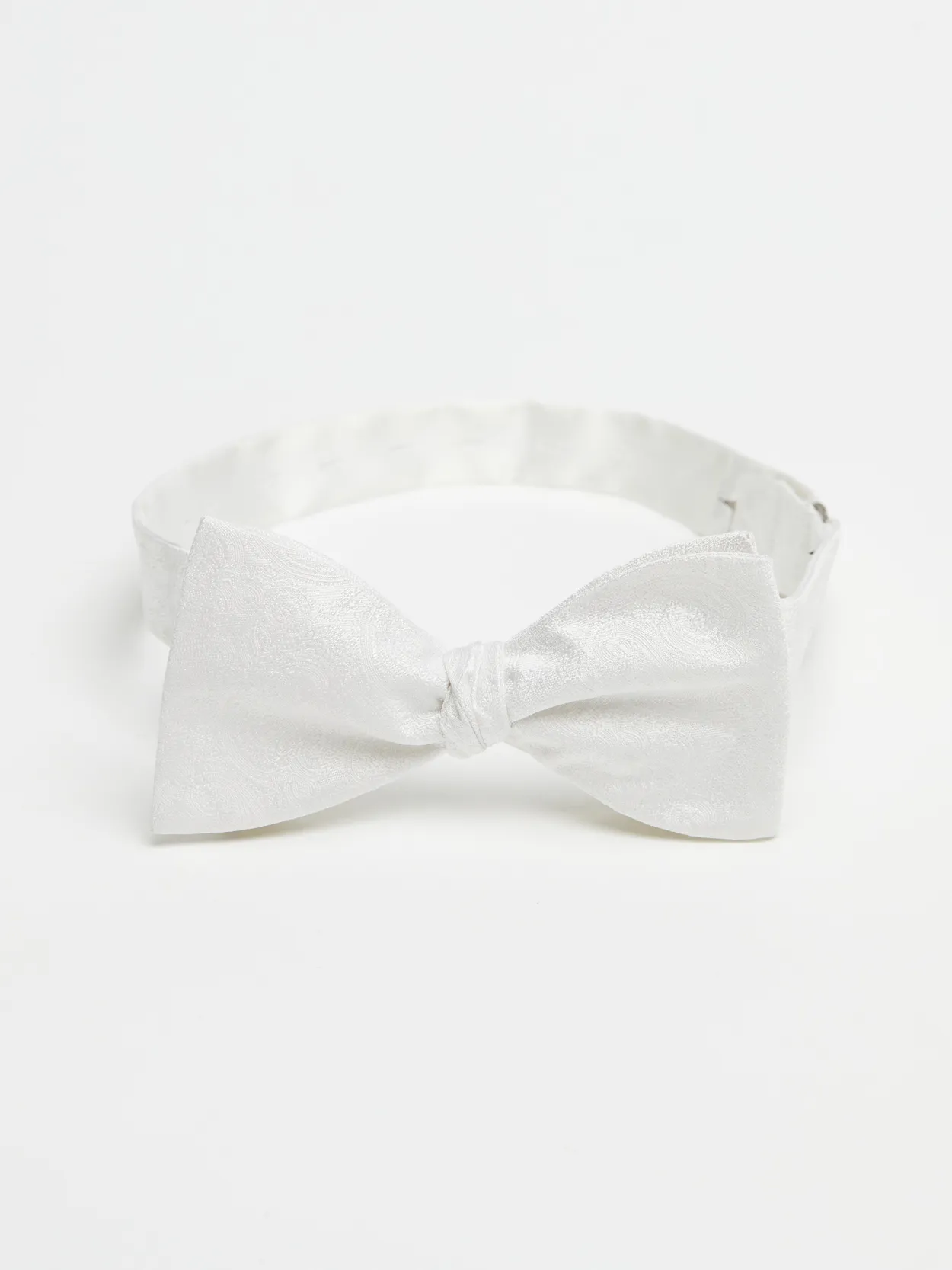 White Bow Tie Formal 