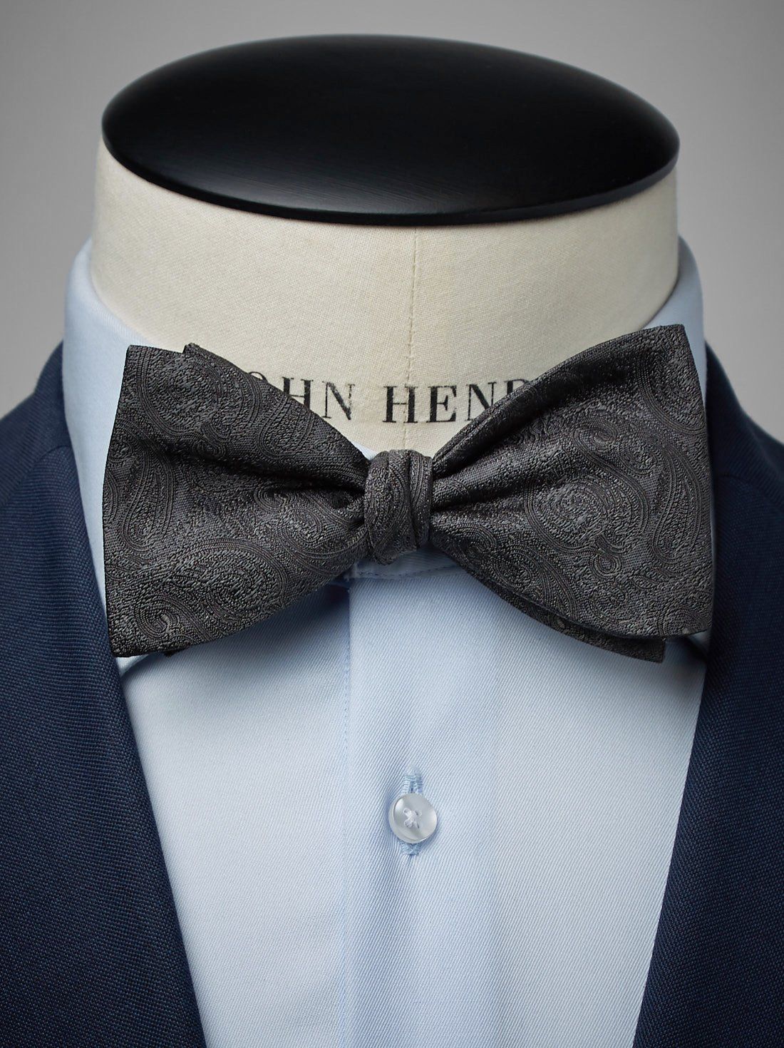 Dark Grey Bow Tie Formal