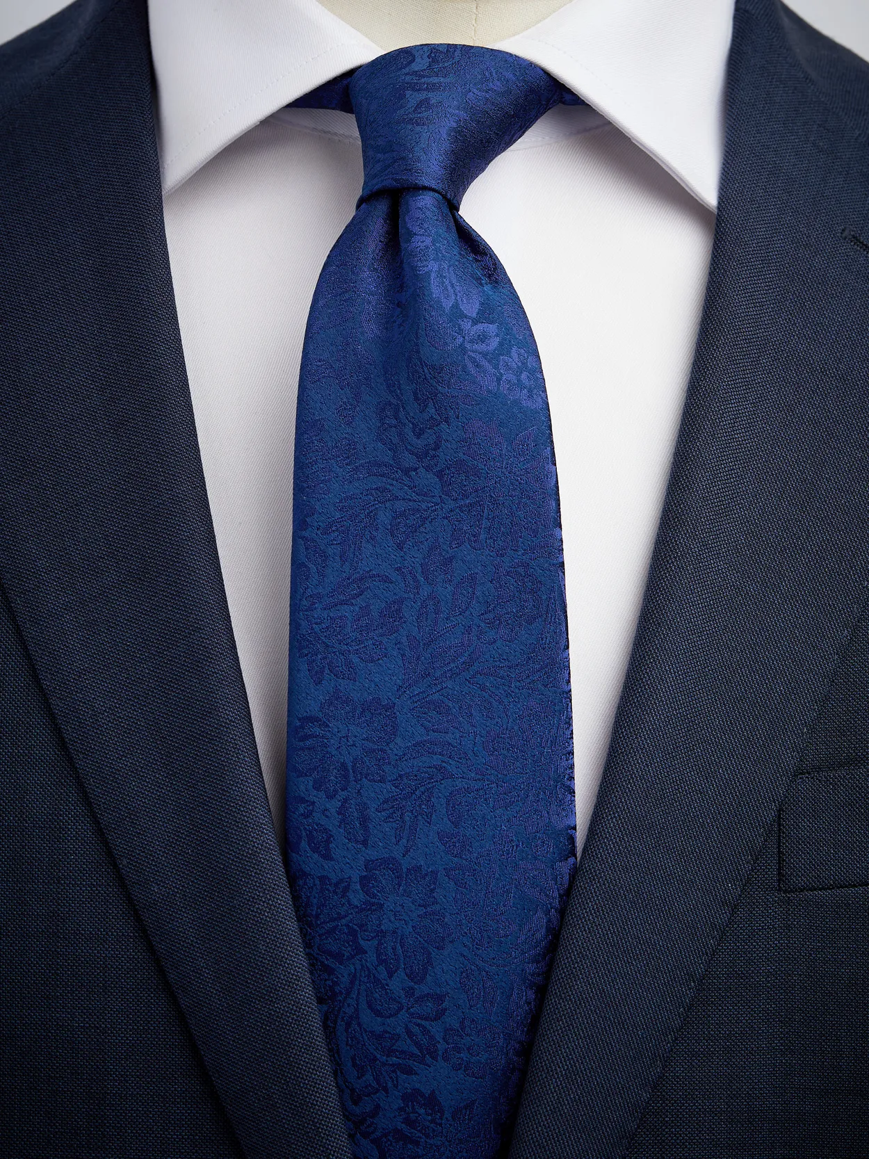 Blue Tie Floral