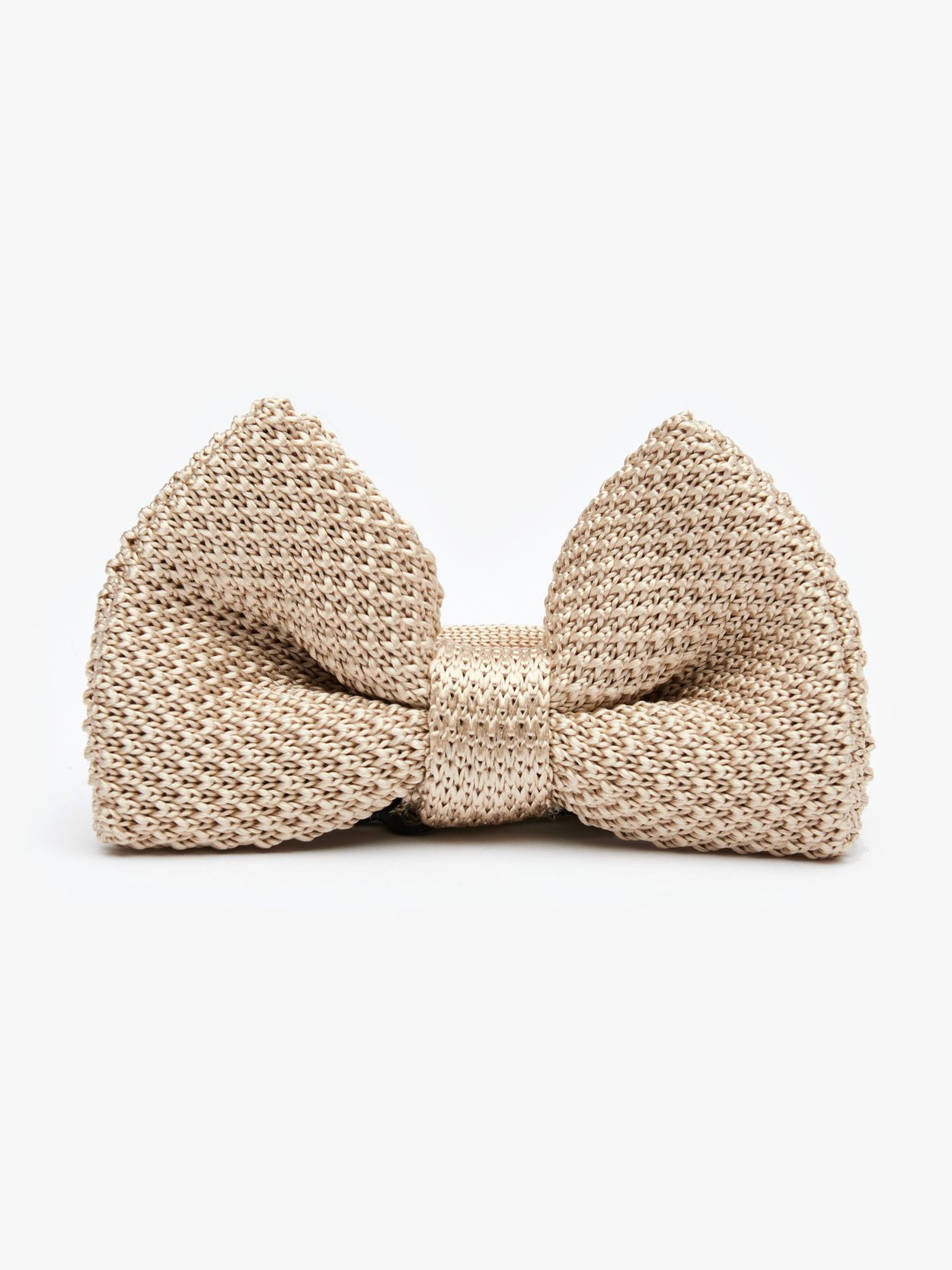 Beige Bow Tie - Silk - Buy online | John Henric