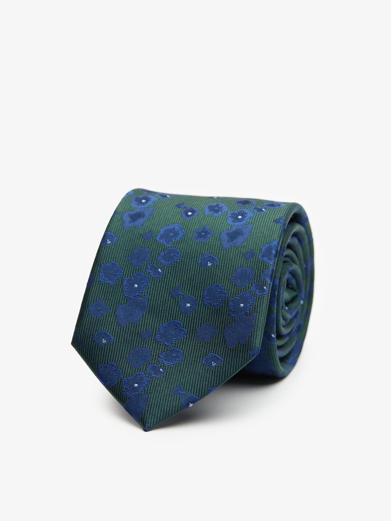 Green & Blue Tie Floral
