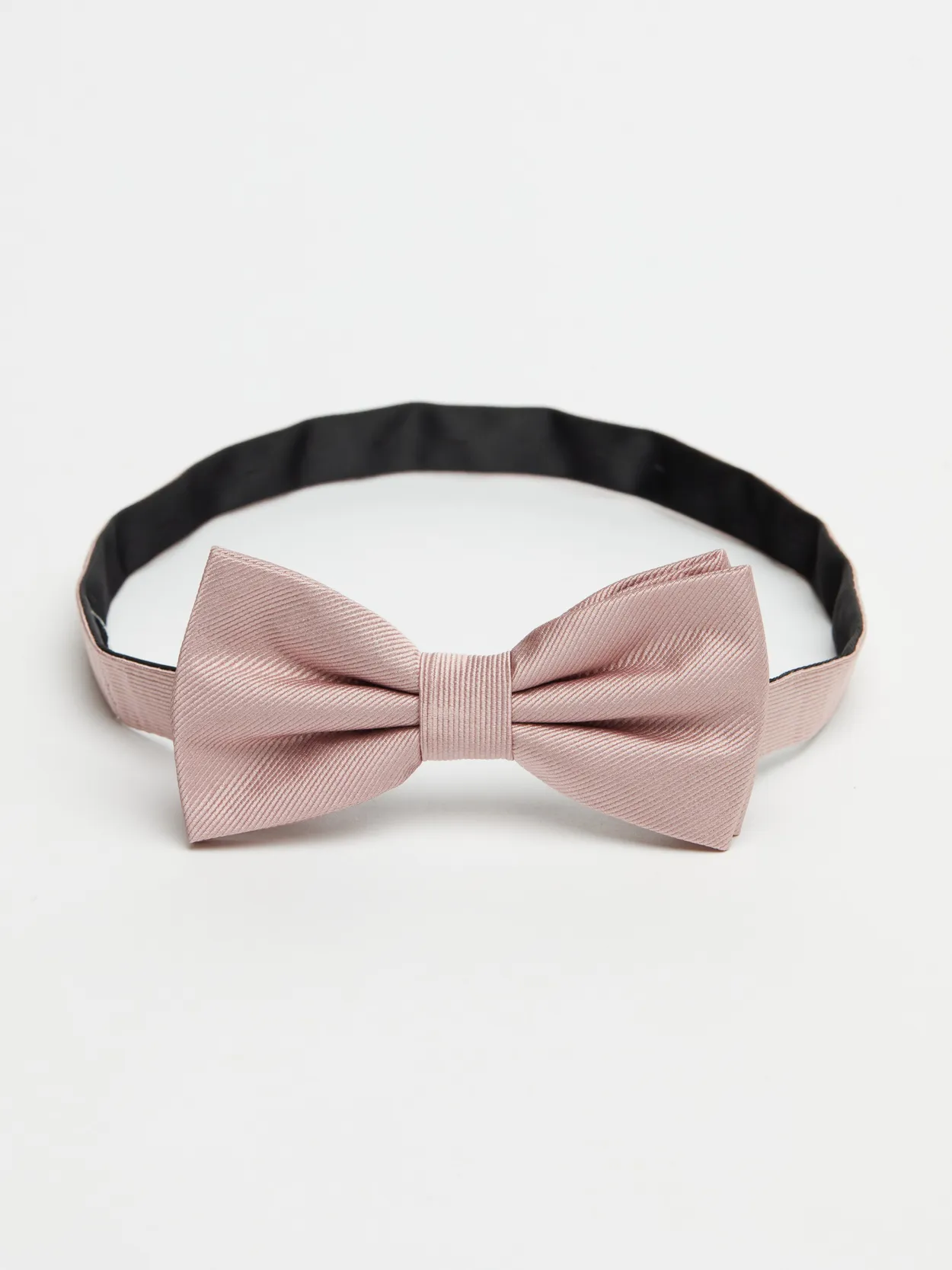 Dusty Pink Bow Tie Plain 