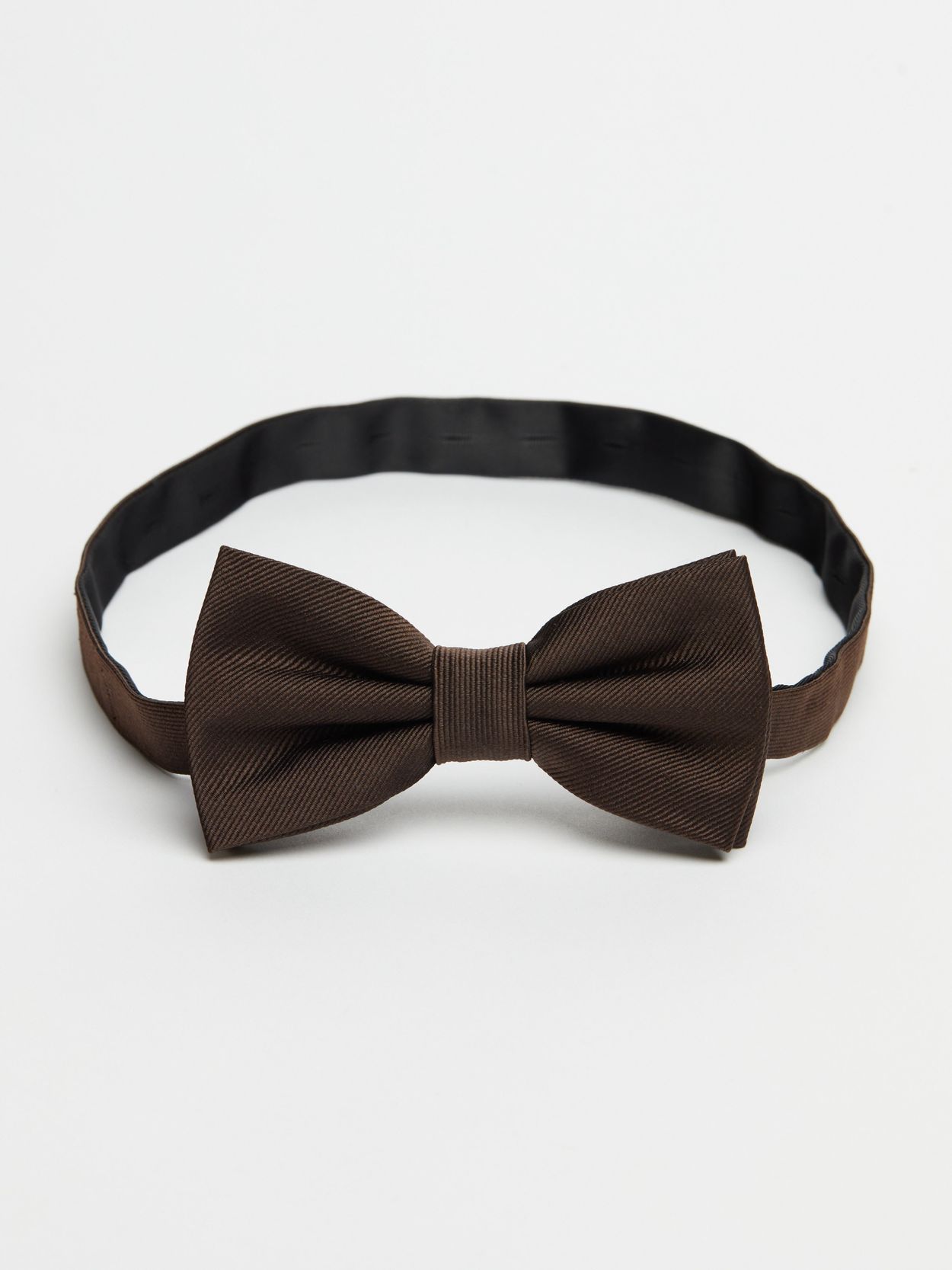 Brown Bow Tie Plain 