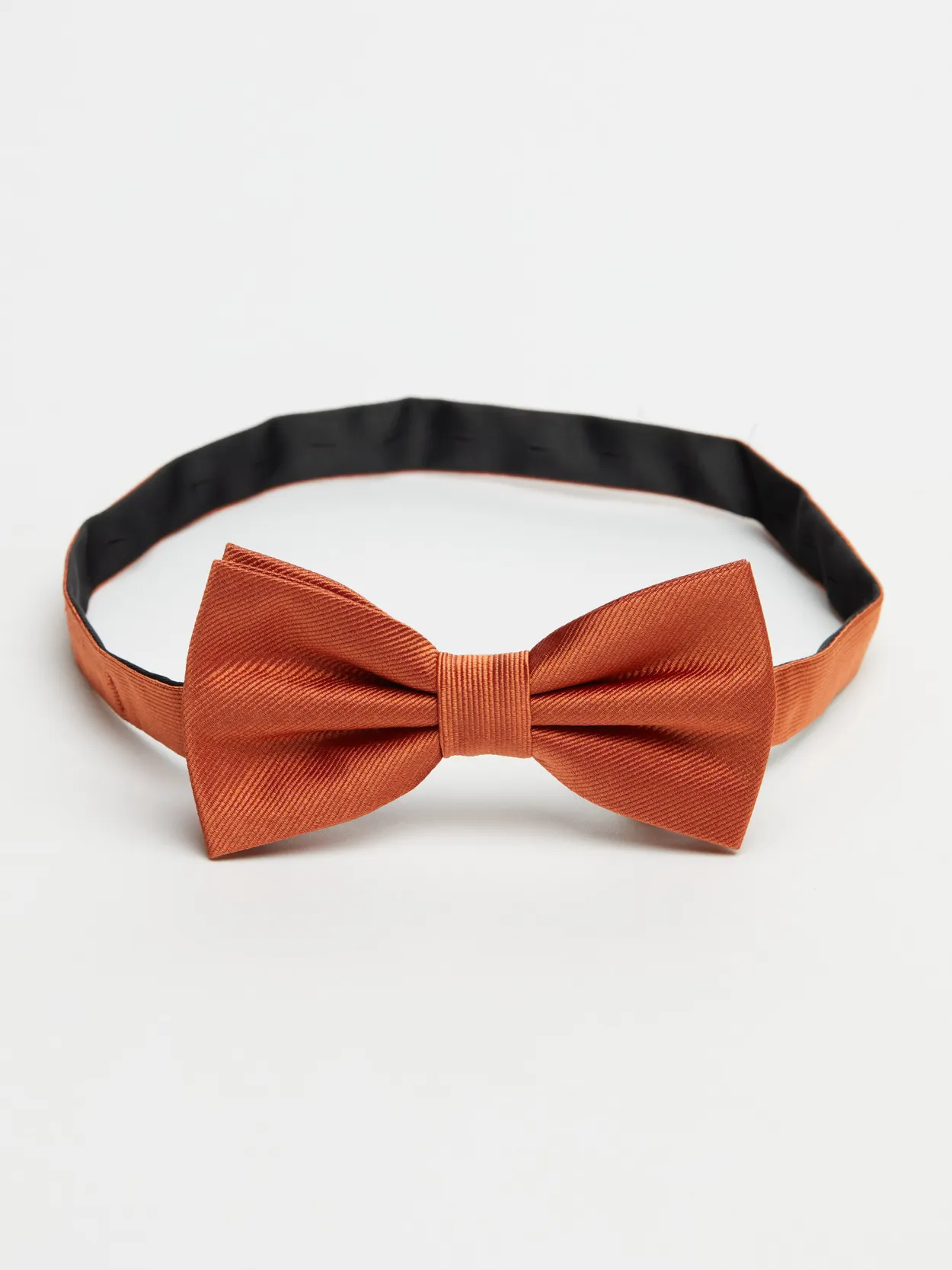 Dark Orange Bow Tie Plain