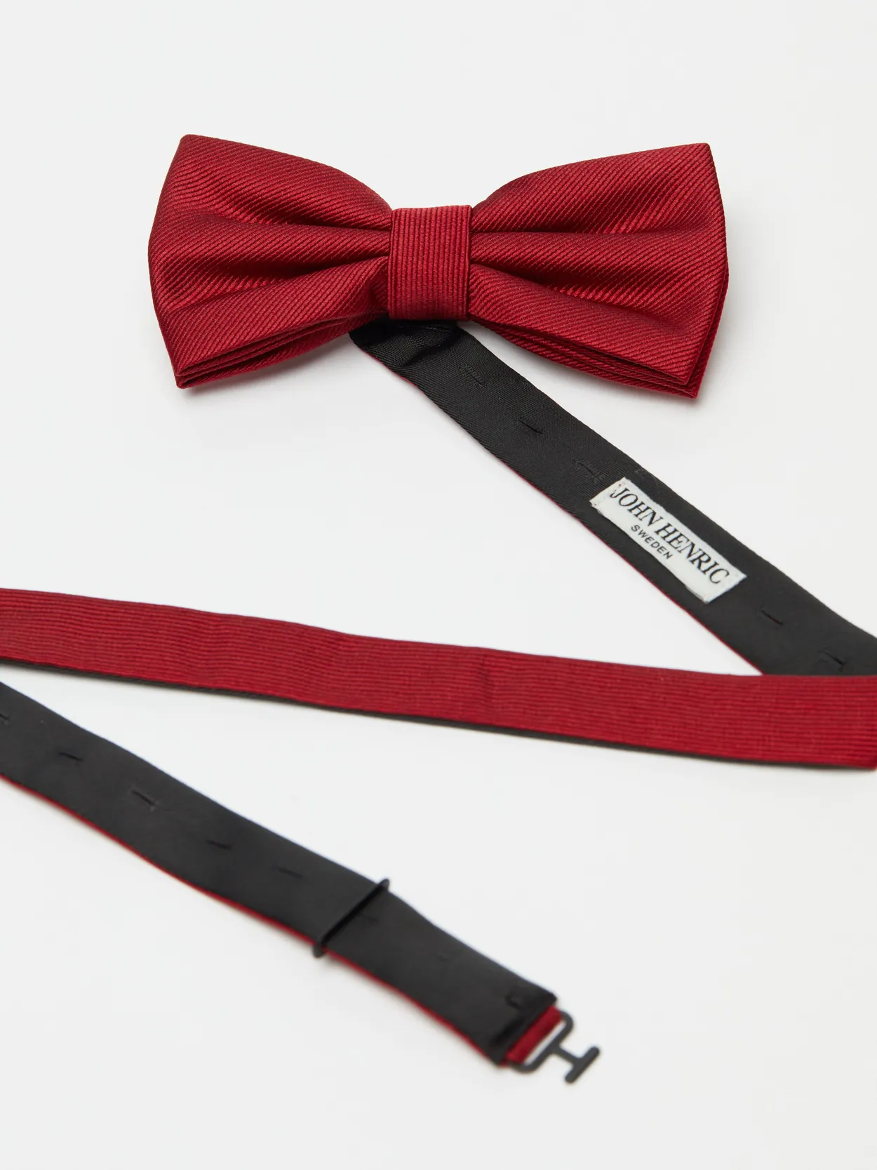 Dark Red Bow Tie Plain