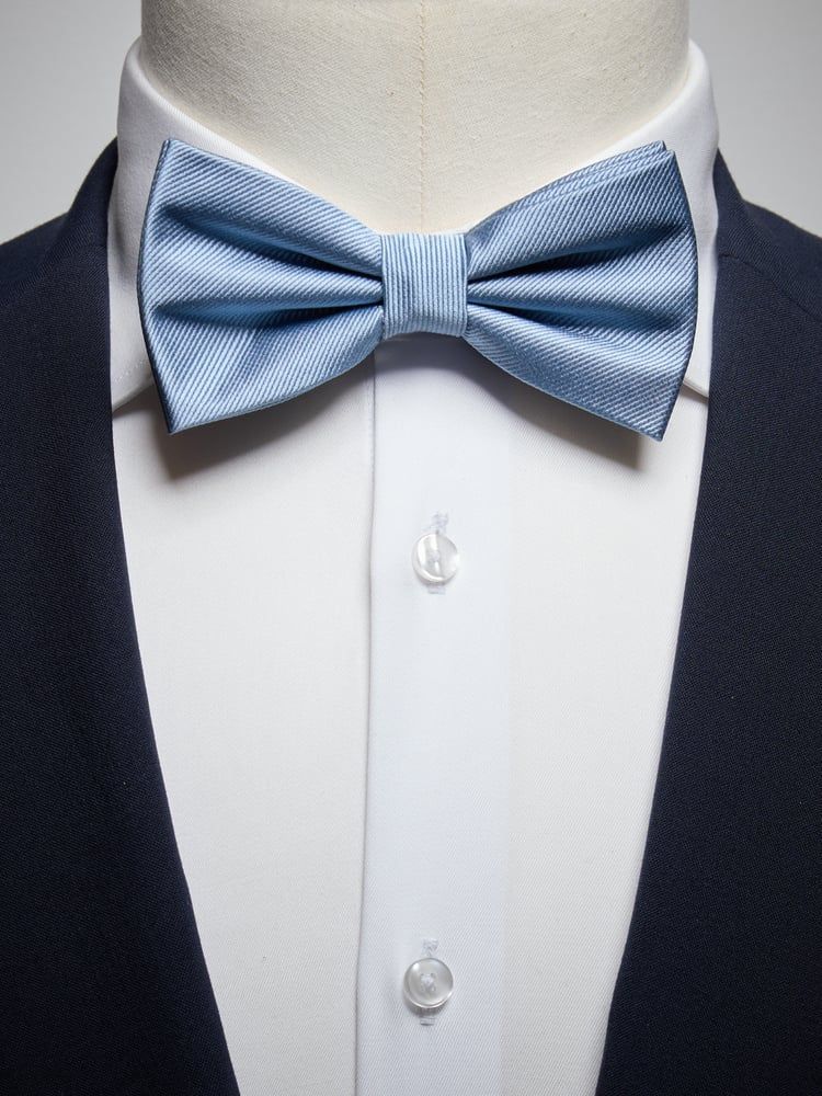 John Henric - Dark Blue Bow Tie - Pre-tied