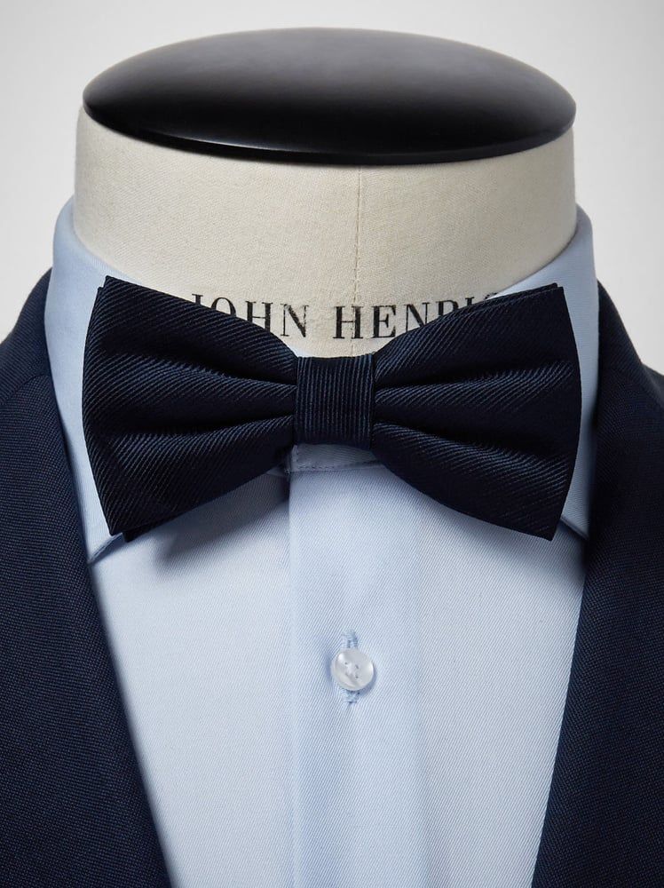 Dark Blue Bow Tie
