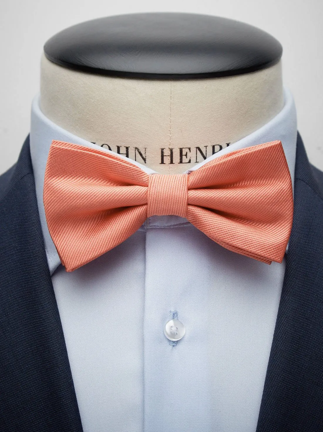 Coral Bow Tie Plain