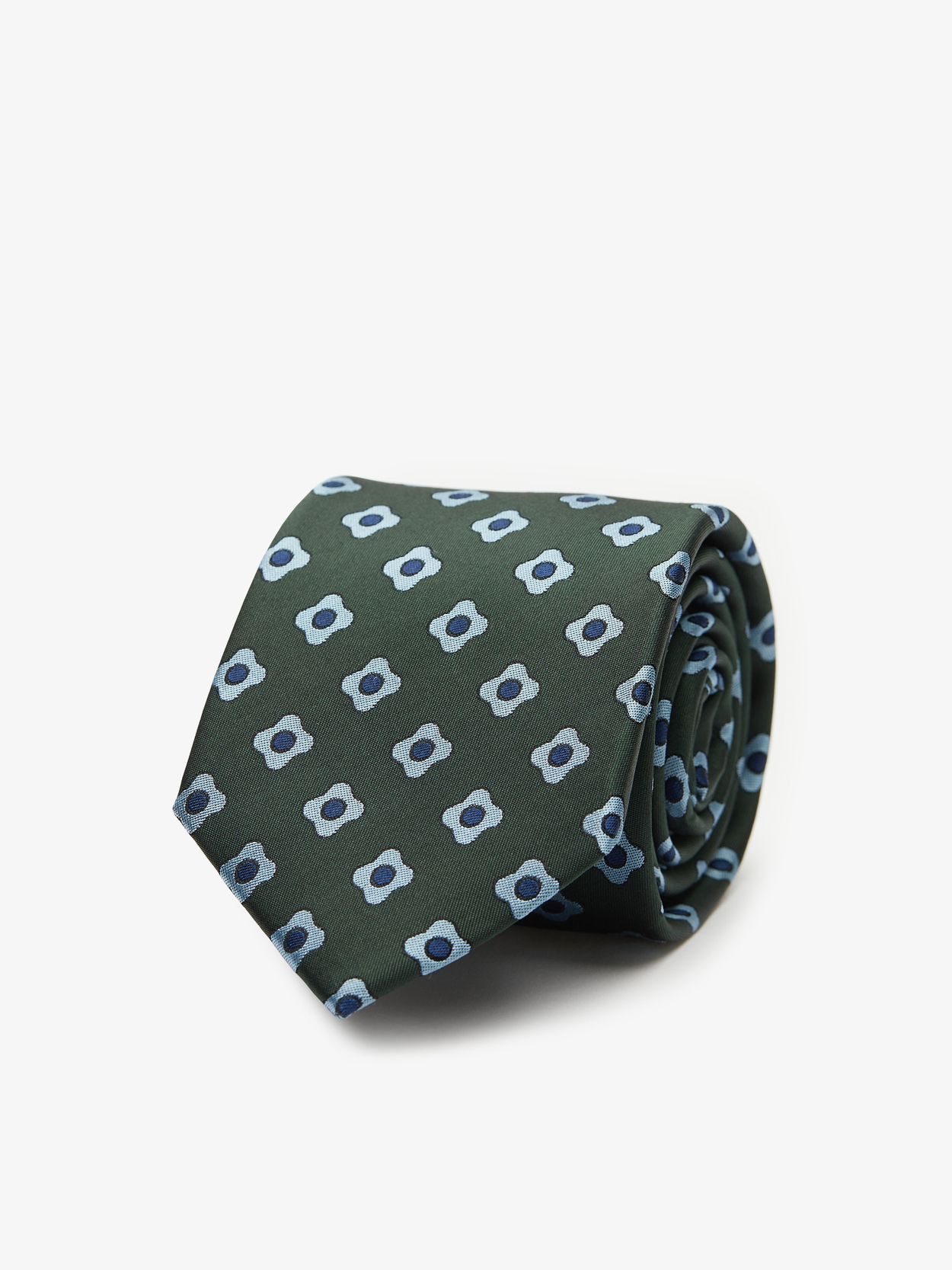 Green & Blue Tie Floral