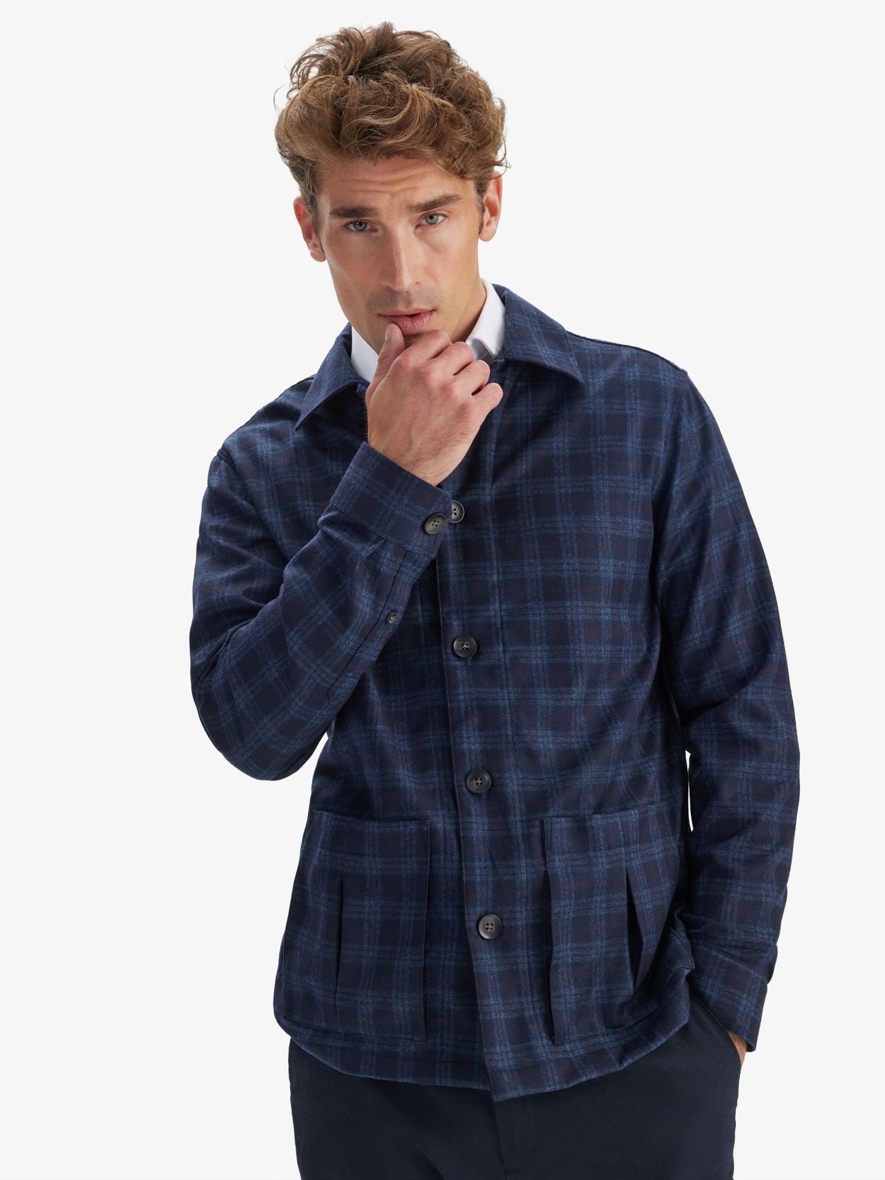 Checked Overshirt - Buy online | John Henric