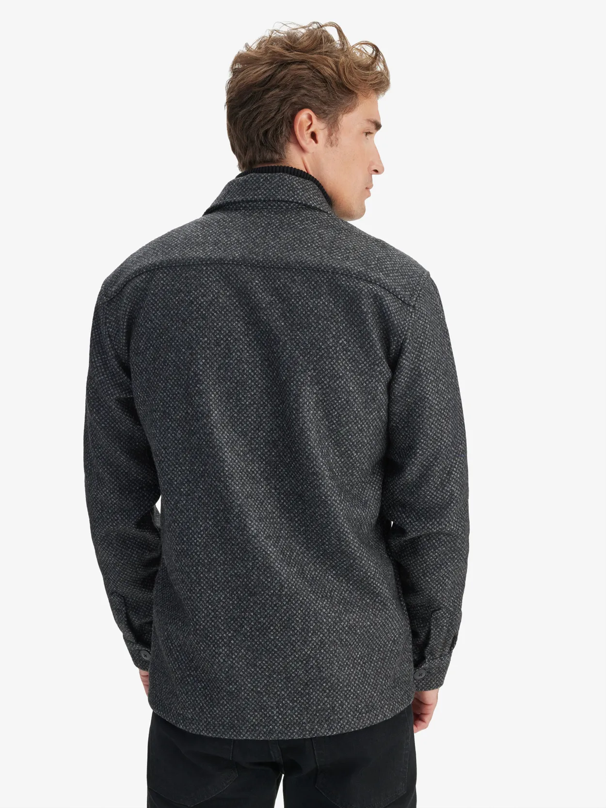 Grey Fleece Overshirt
