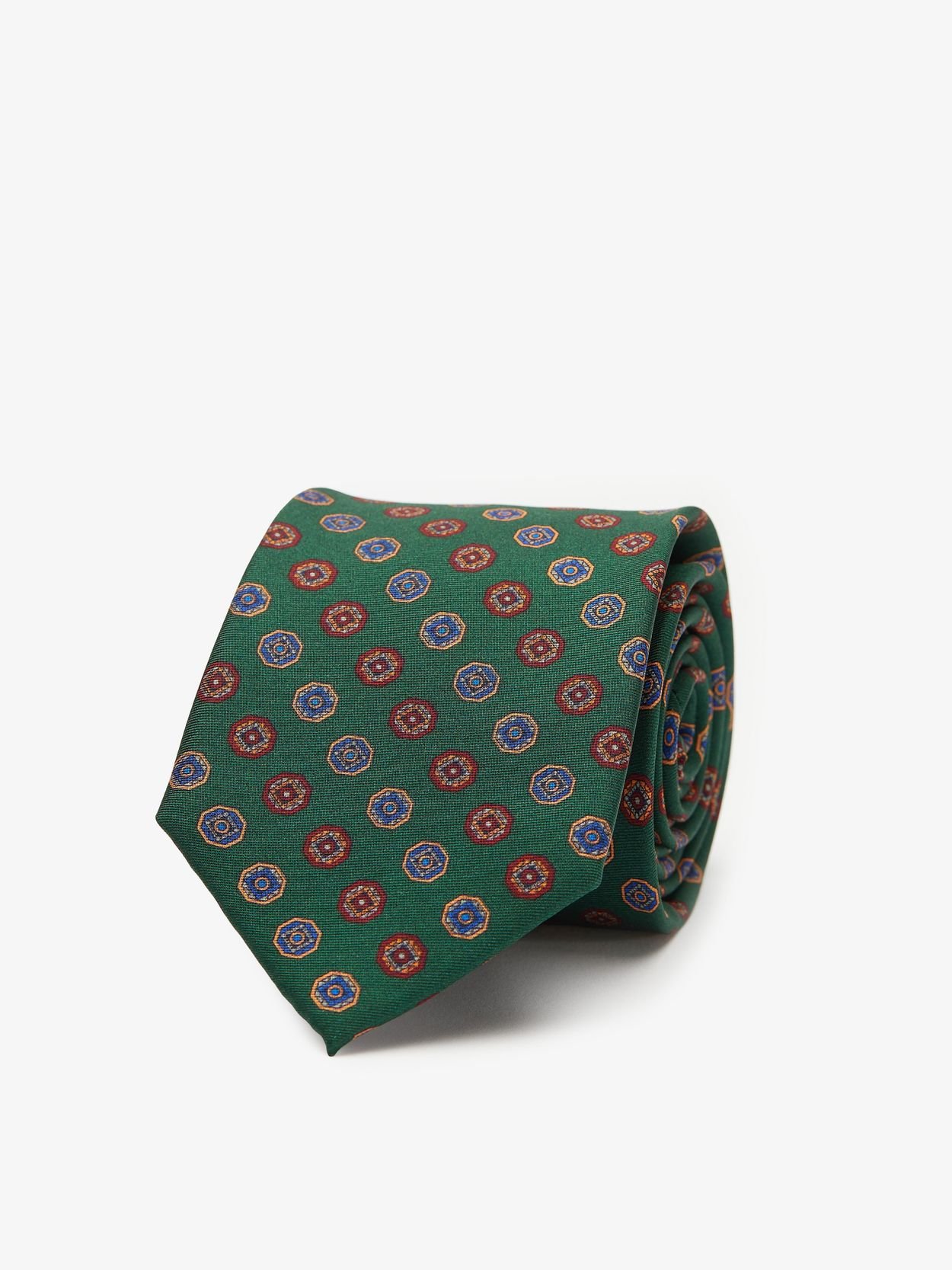 その他 TSJ NECKTIE GREEN CHECK Bright Green Check Cotton/Silk Necktie | Shop at TieMart