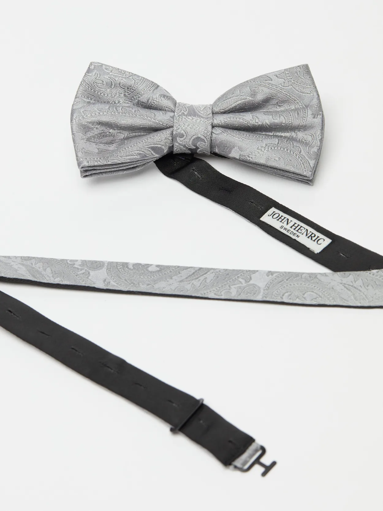 Silver Bow Tie Formal