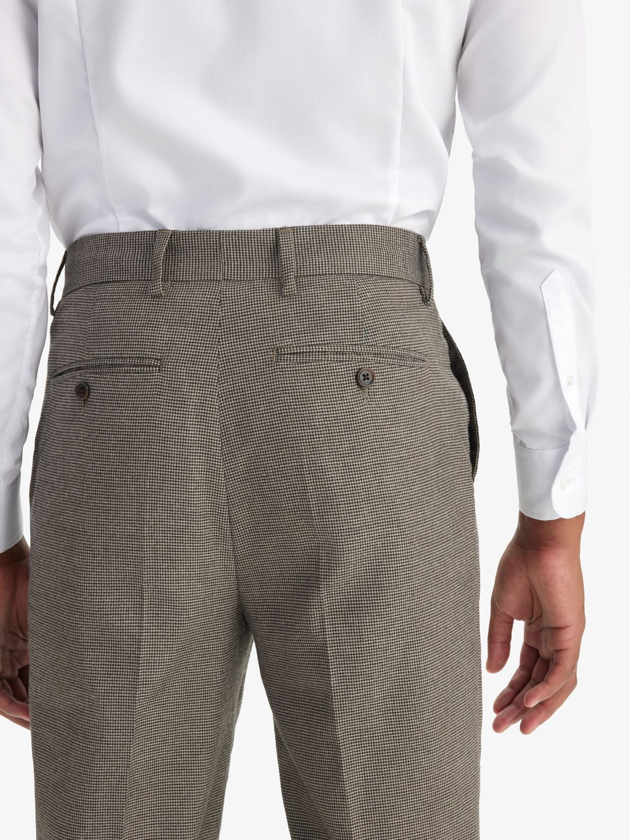 Brown & Beige Flannel Pants