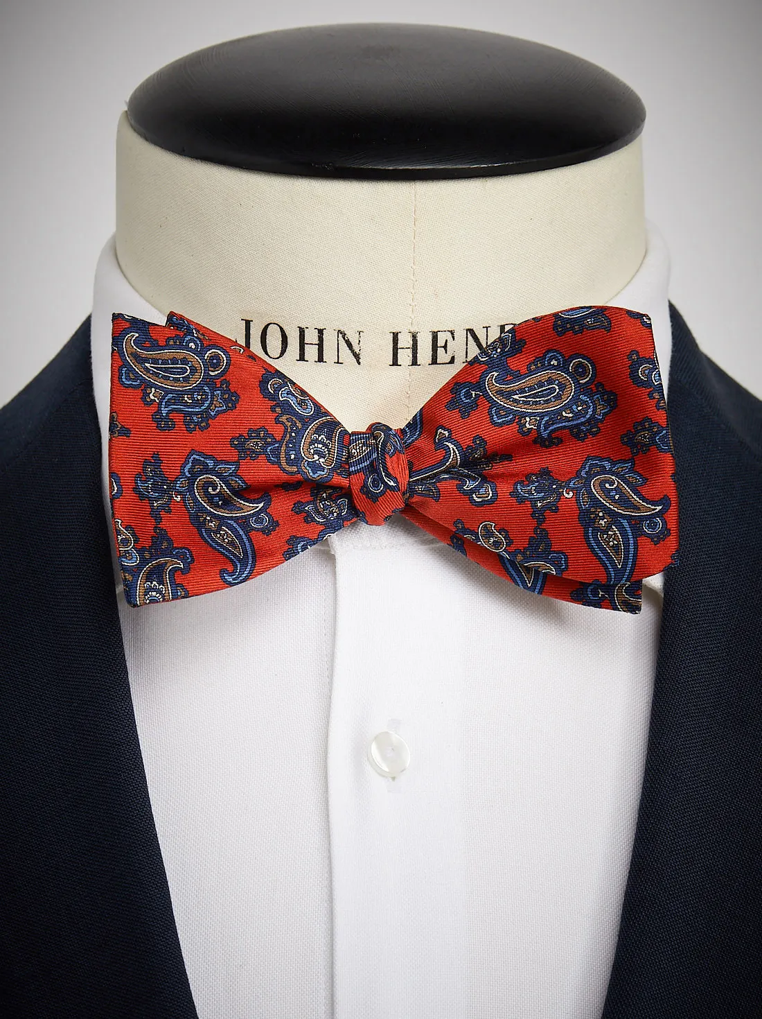 Red Bow Tie Paisley