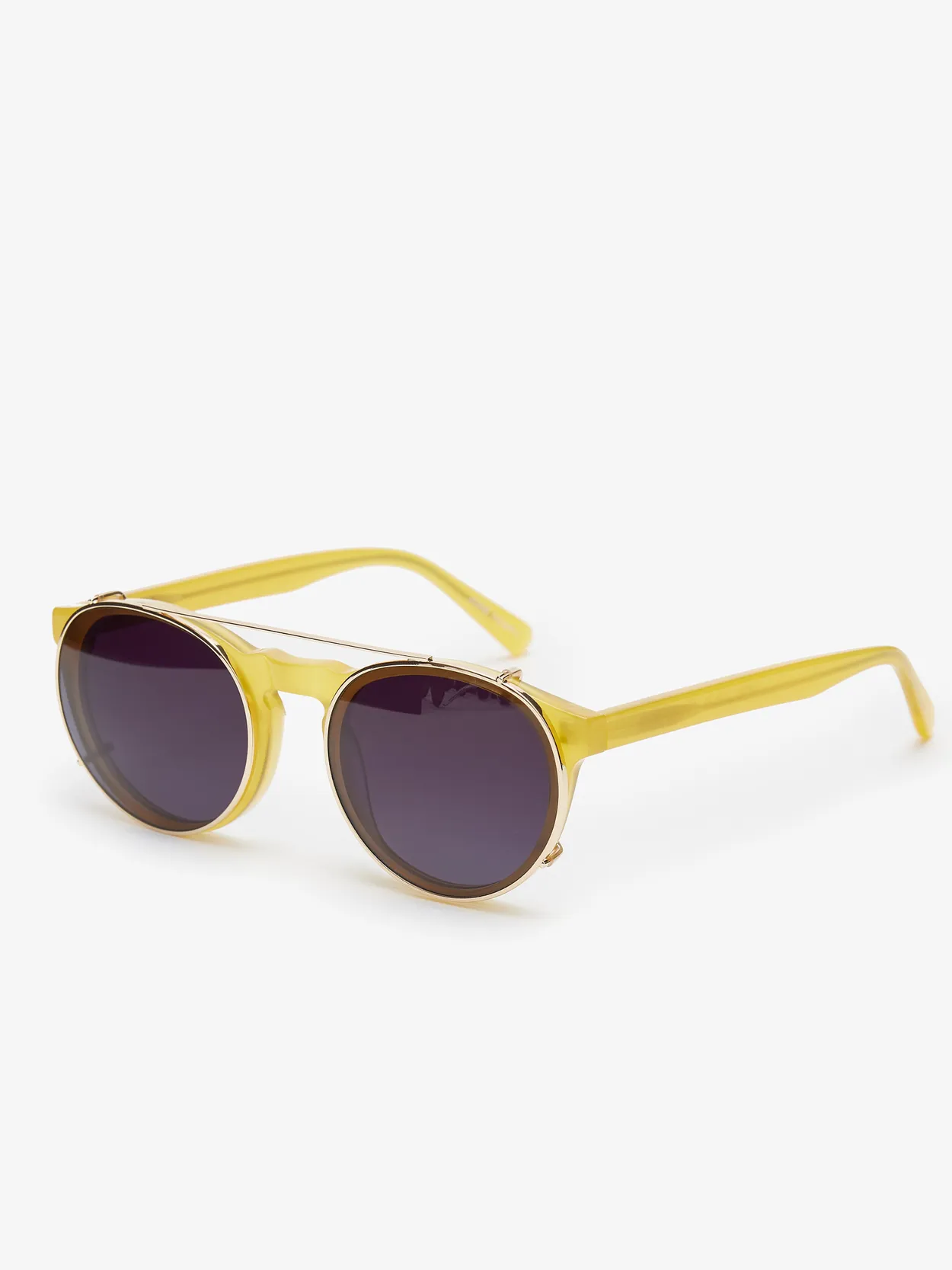 Sunglasses Mykonos, Gold clip-on