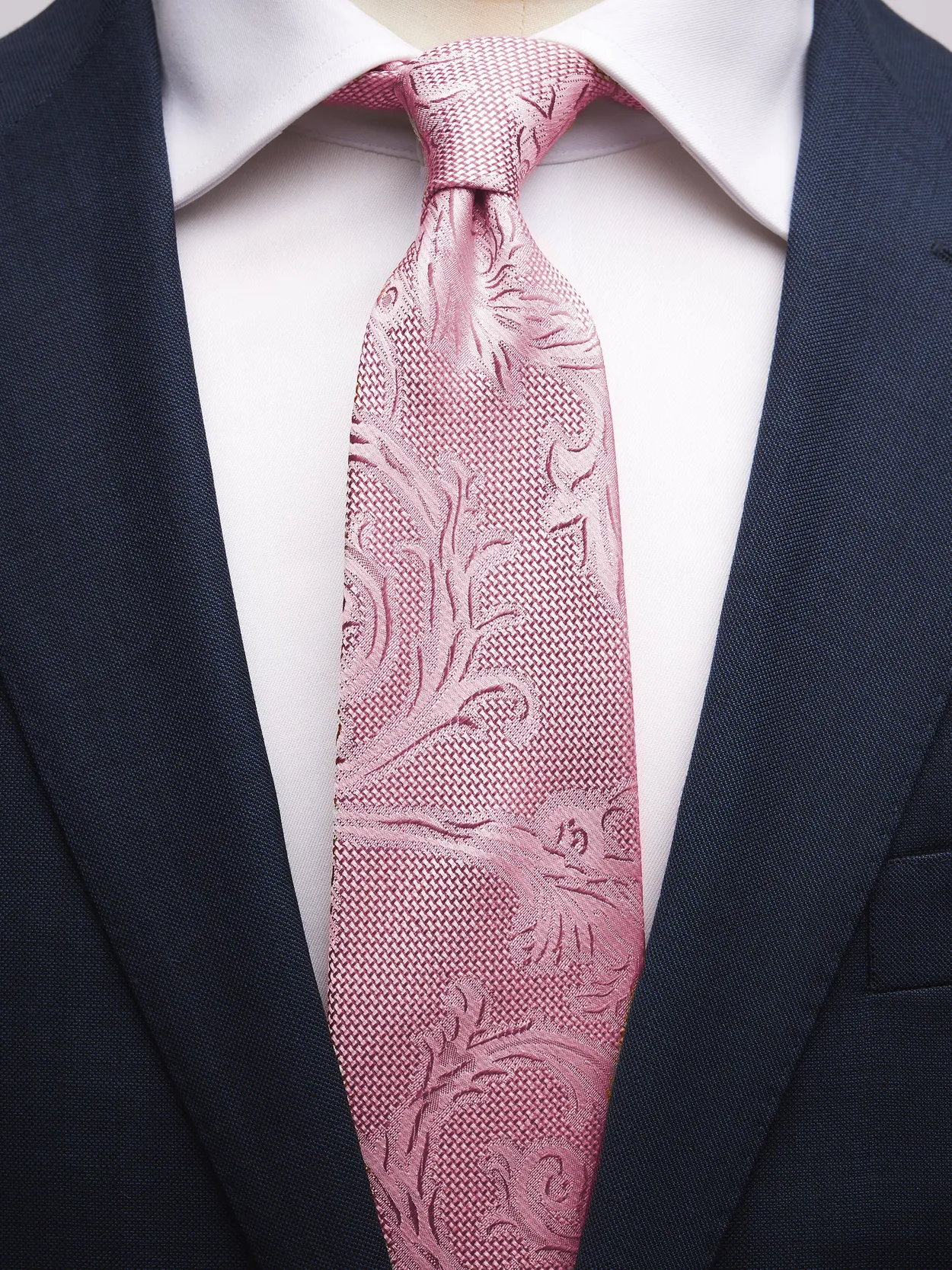 Light Pink Tie Paisley