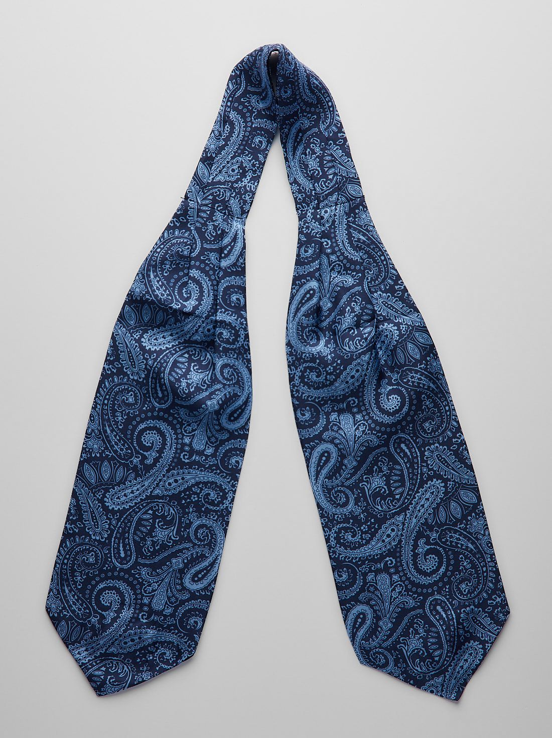 Blue Ascot Paisley 