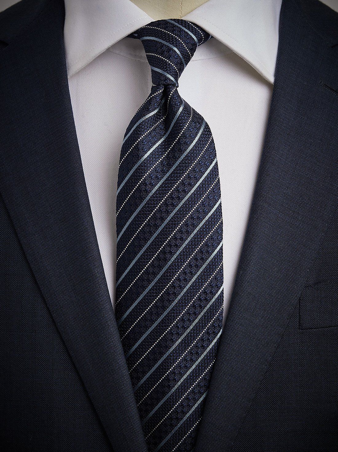 Blue Grenadine Tie