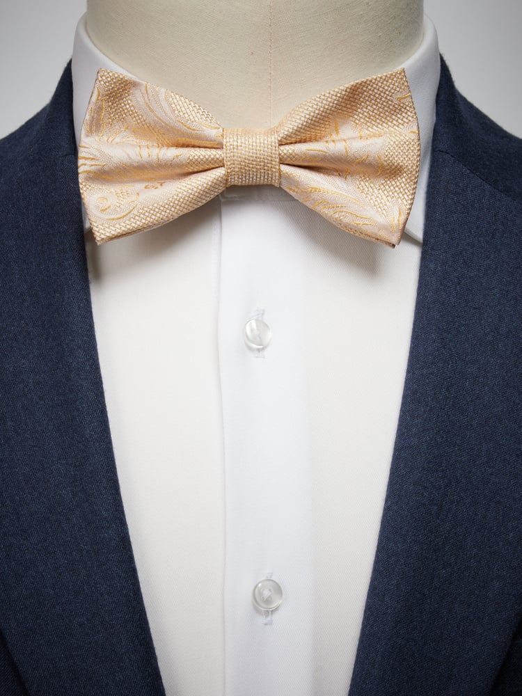 Light Beige Bow Tie