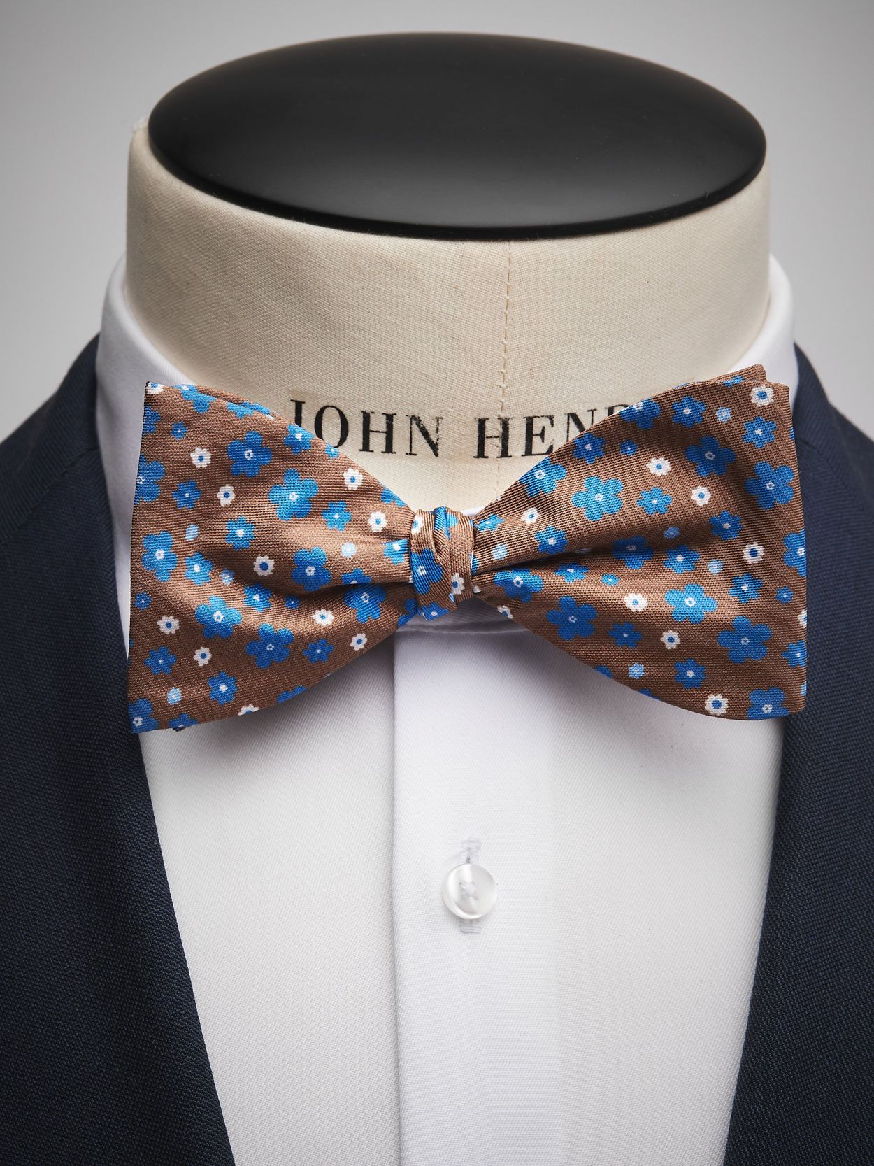 Brown Bow Tie Floral