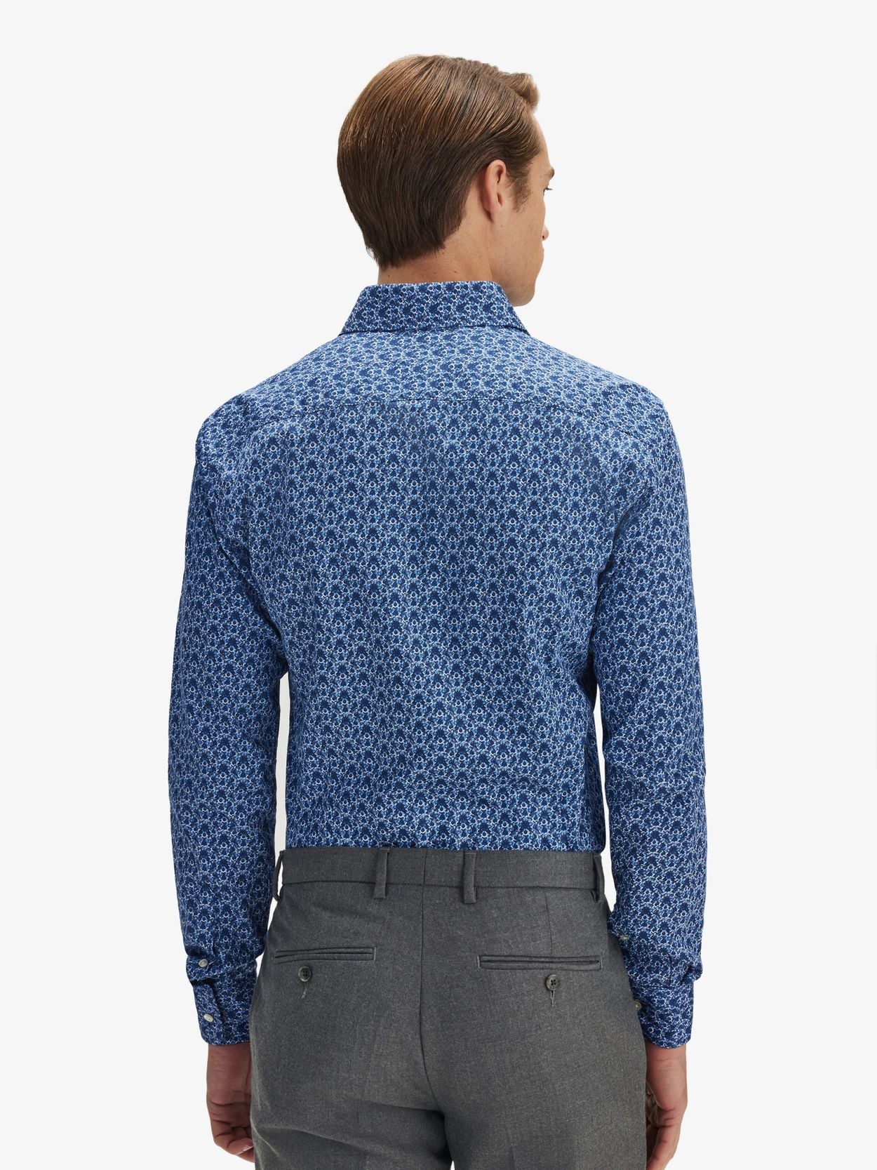 blue pattern dress shirt Men's Light Blue Dress Shirt
