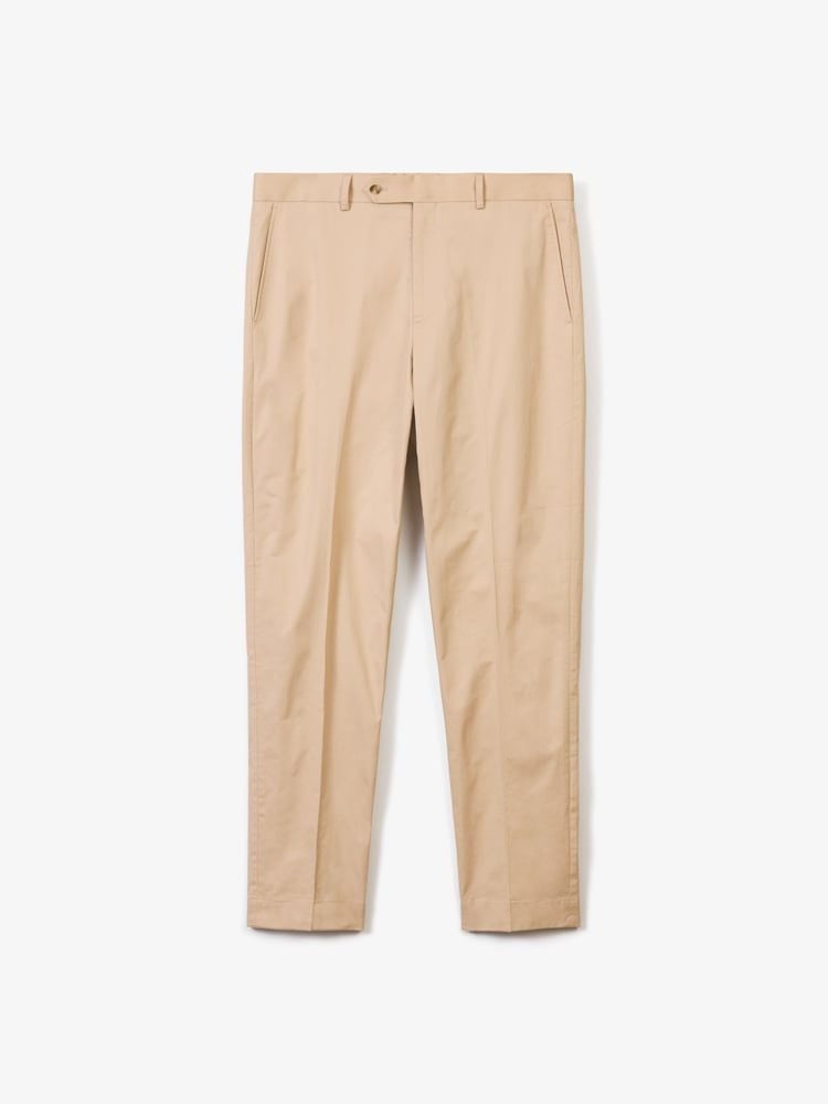 Beige Anzughose