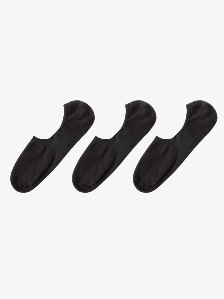 3-Pack Black Socks