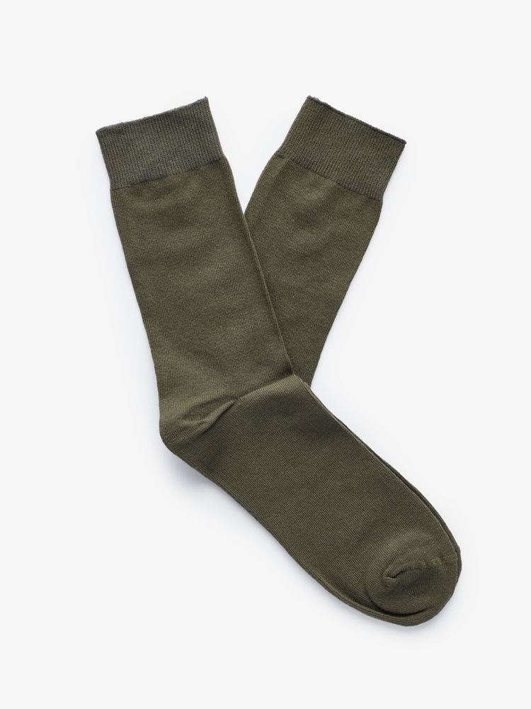 sachin and babi light blue dress Men's Hunter Green Ankle Socks