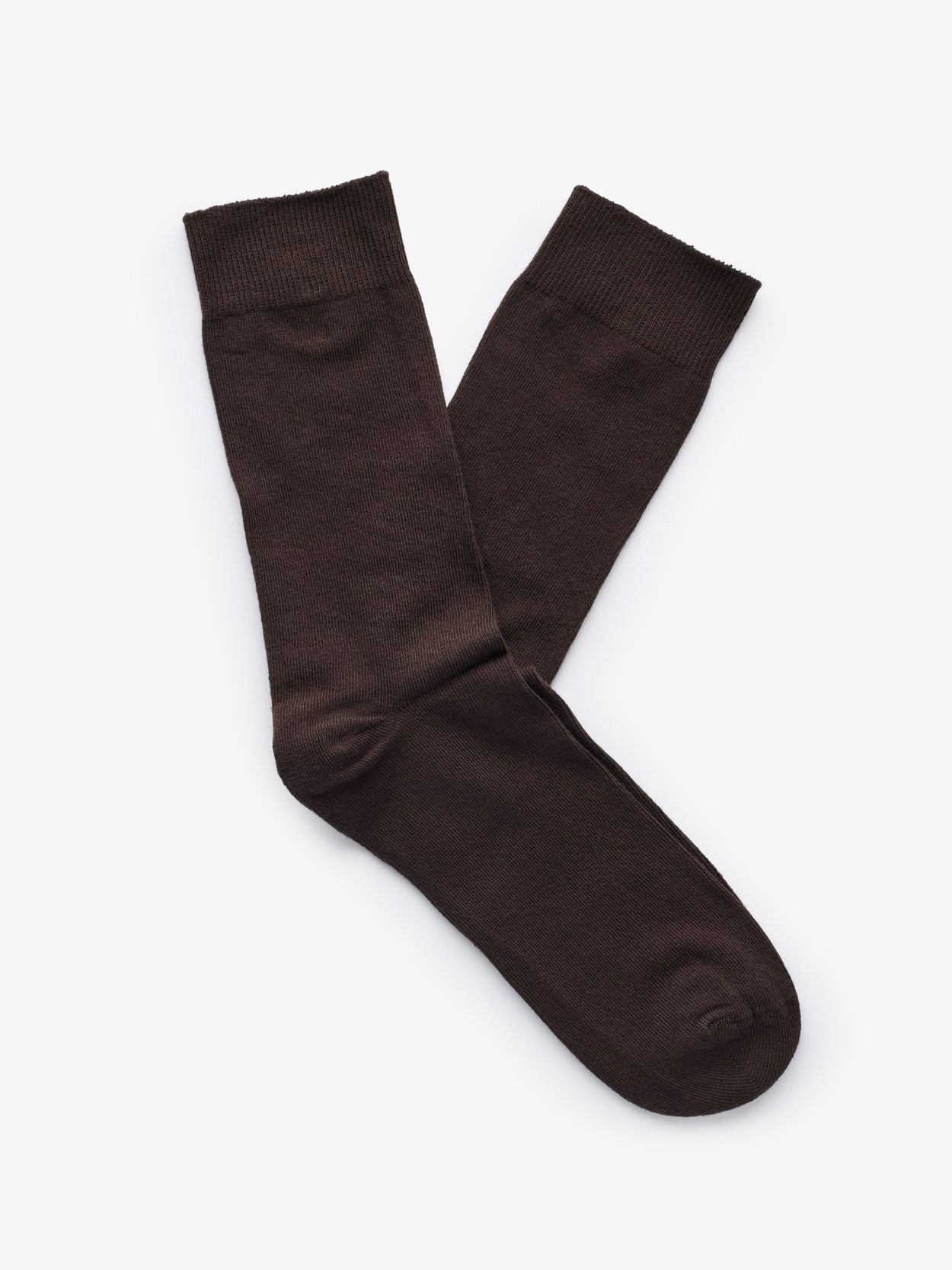 mens dark brown dress socks Solid Tan Dress Socks main image 1