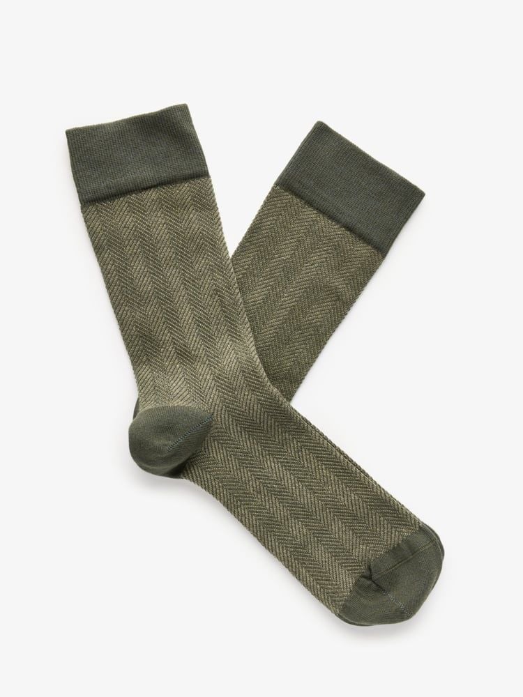 slim fit dress slacks The Argyle Socks Light Green – Augusta the Brand main image 1