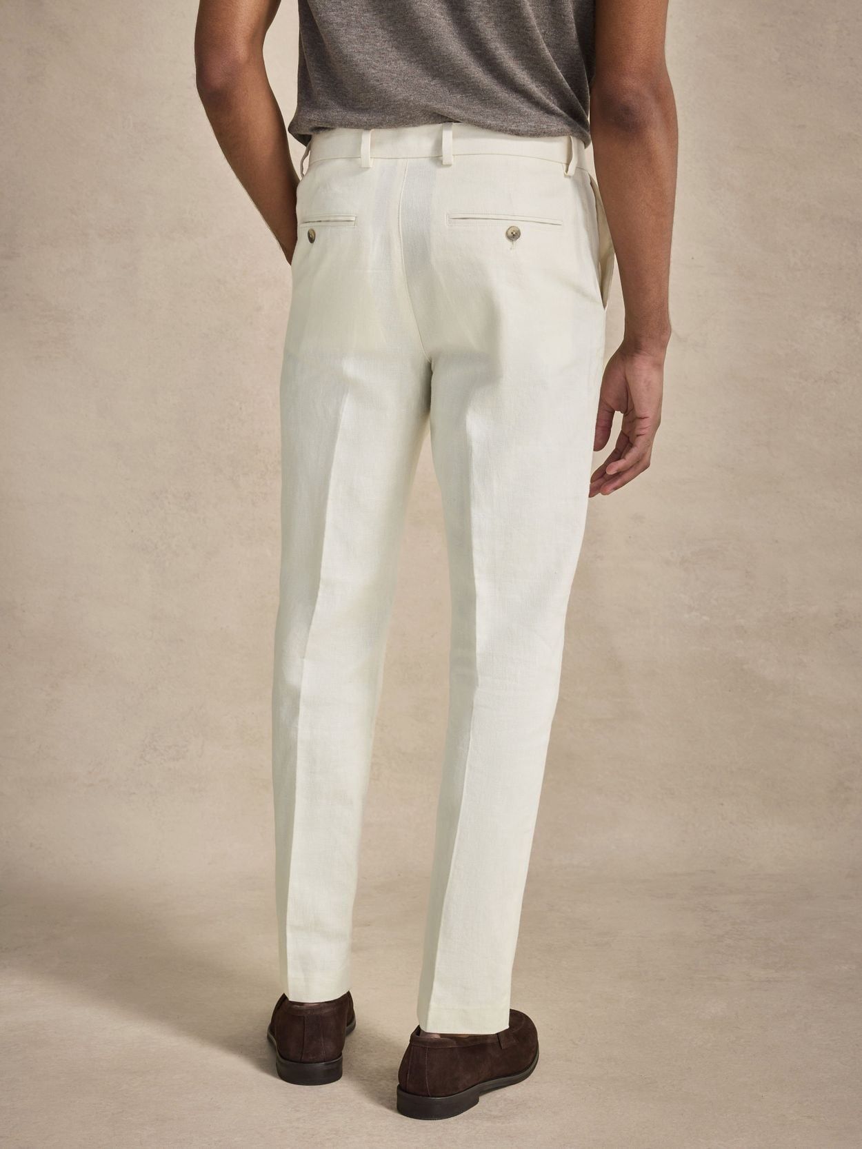 Image number 7 for product Pink & Sand Linen Suit