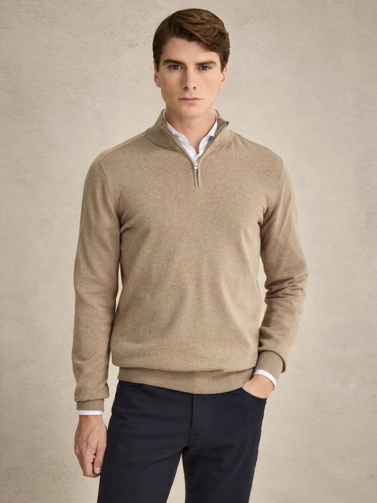 Cotton V-Neck Sweater - Buy online | John Henric