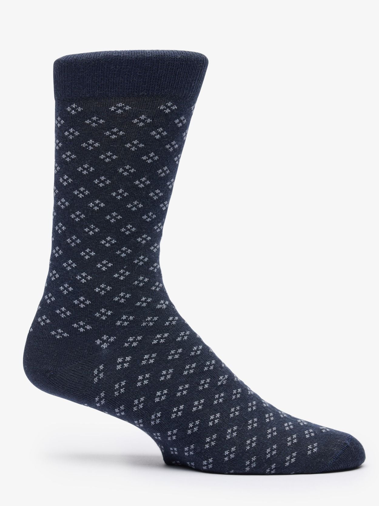 Navy Blue Socks - Cotton Patterned - Buy online | John Henric