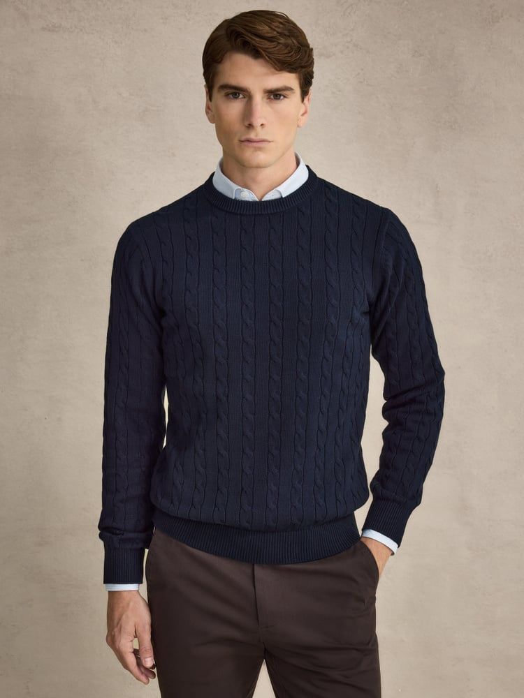 Cotton V-Neck Sweater - Buy online | John Henric