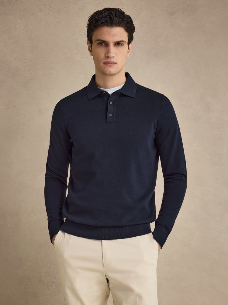 Navy Blue Polo Shirt