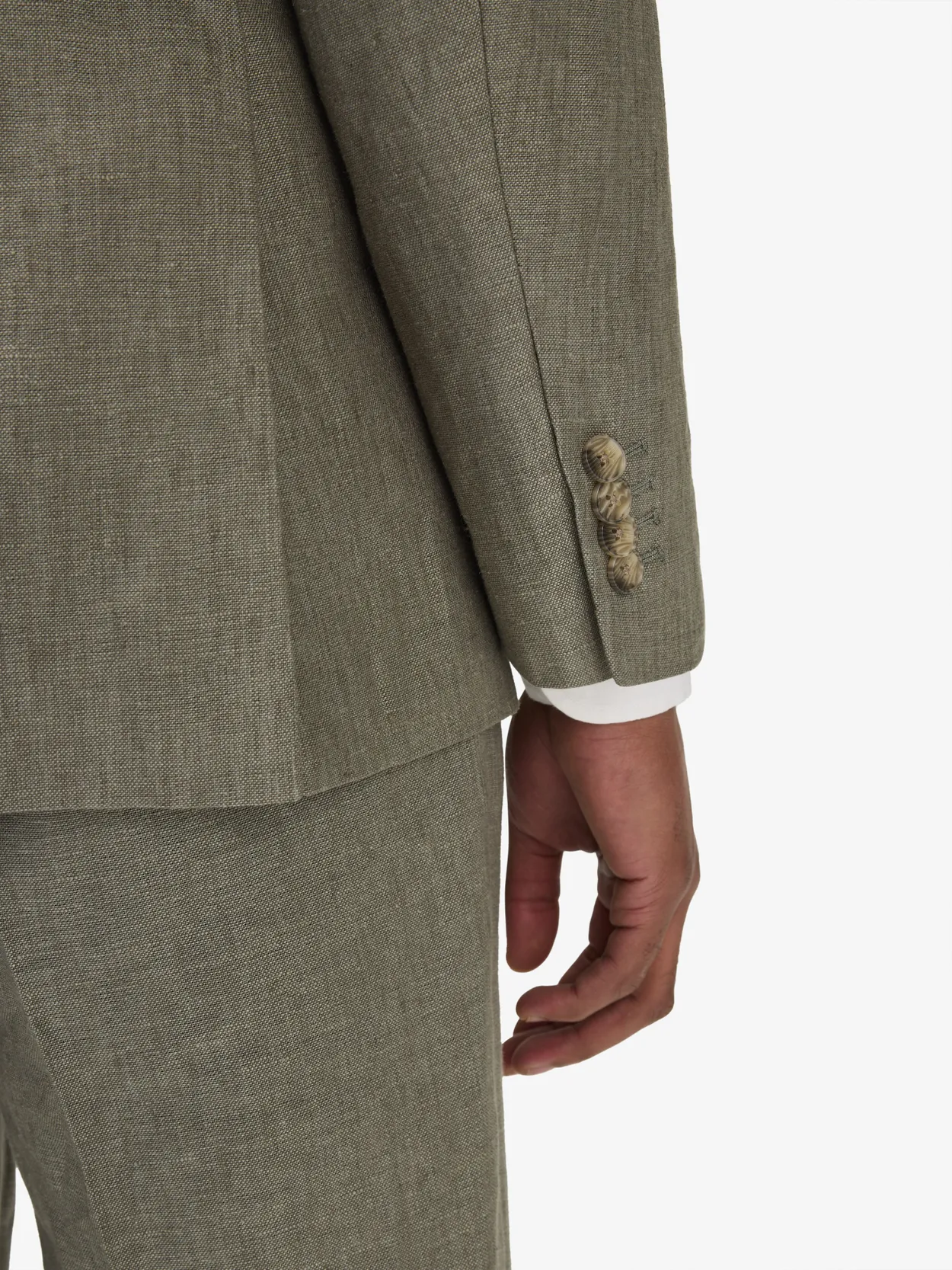 Image number 5 for product Green Linen Suit