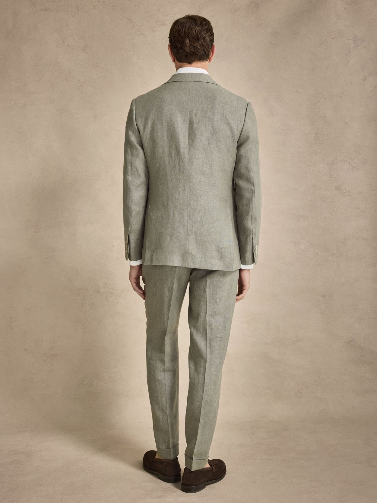 Image number 6 for product Green Linen Suit