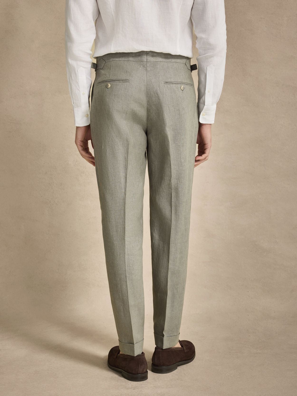 Image number 8 for product Green Linen Suit