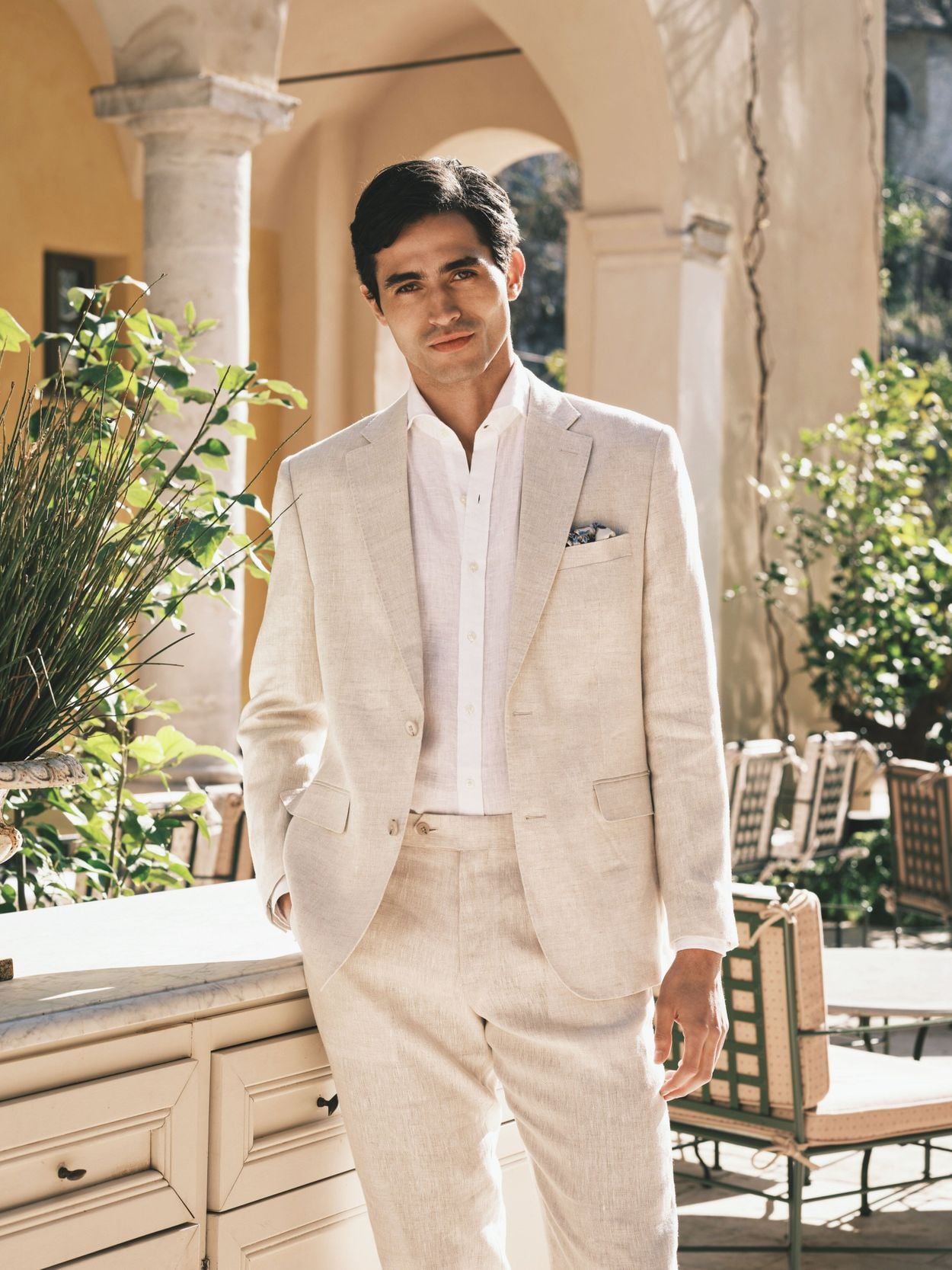 Image number 9 for product Sand Linen Suit