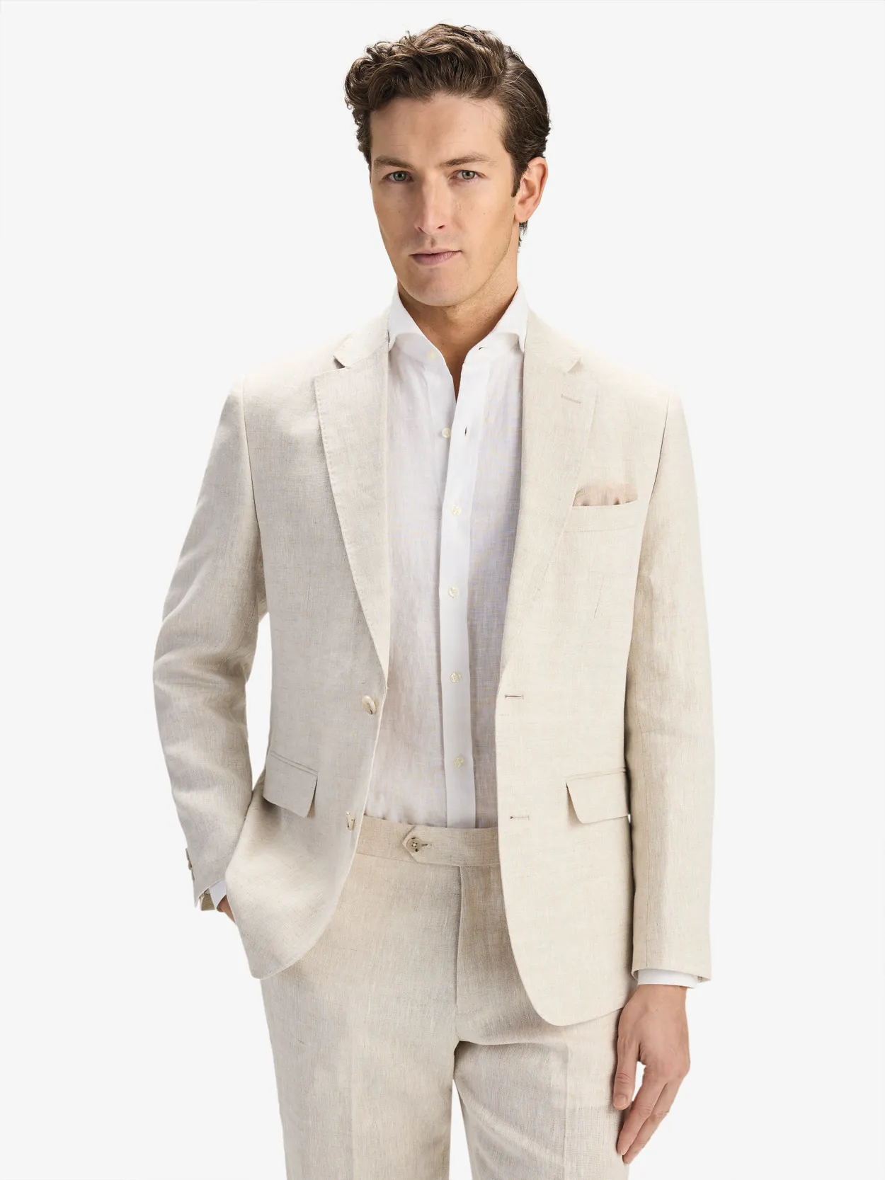 Image number 6 for product Sand Linen Suit