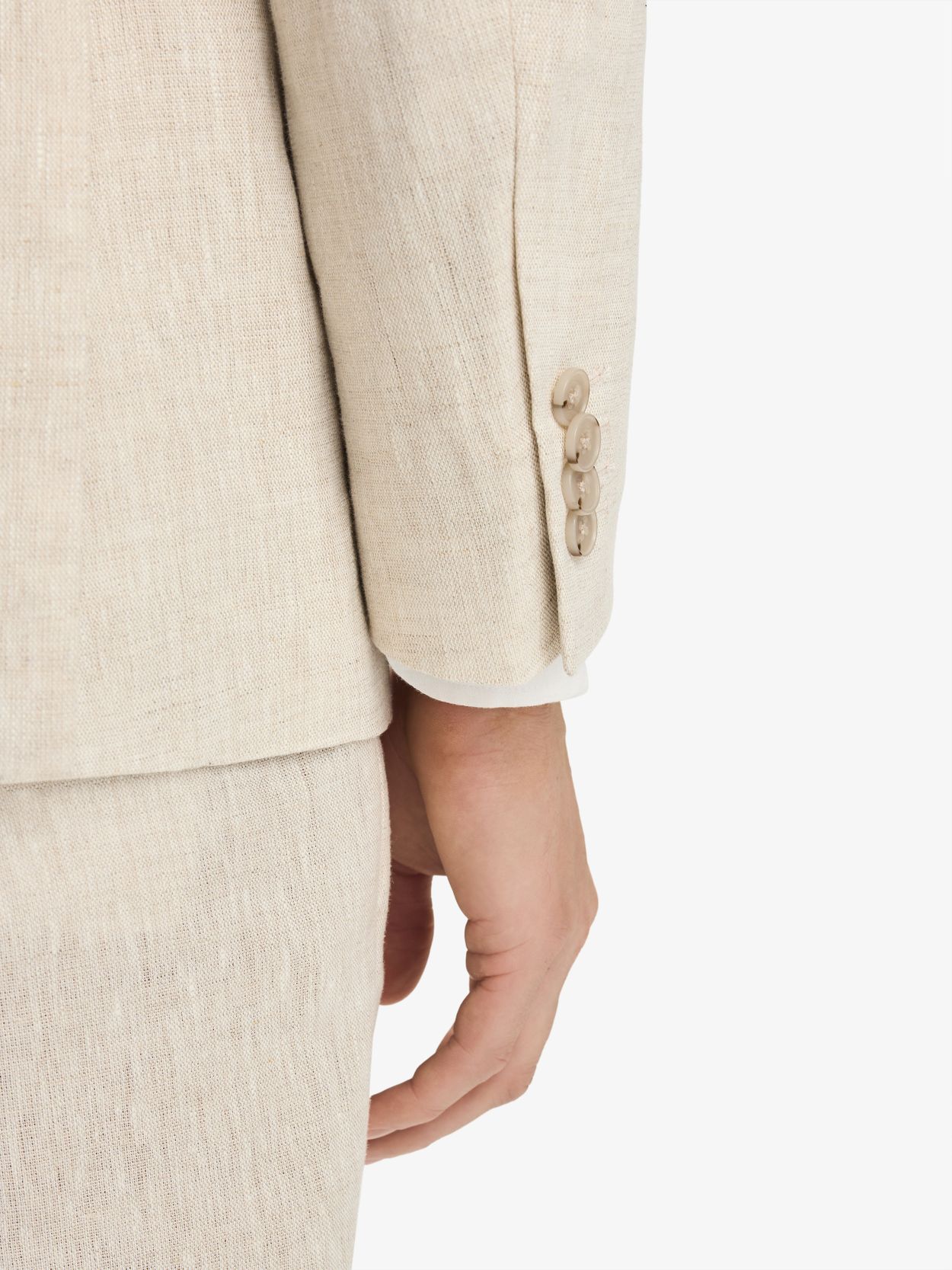 Image number 5 for product Sand Linen Suit