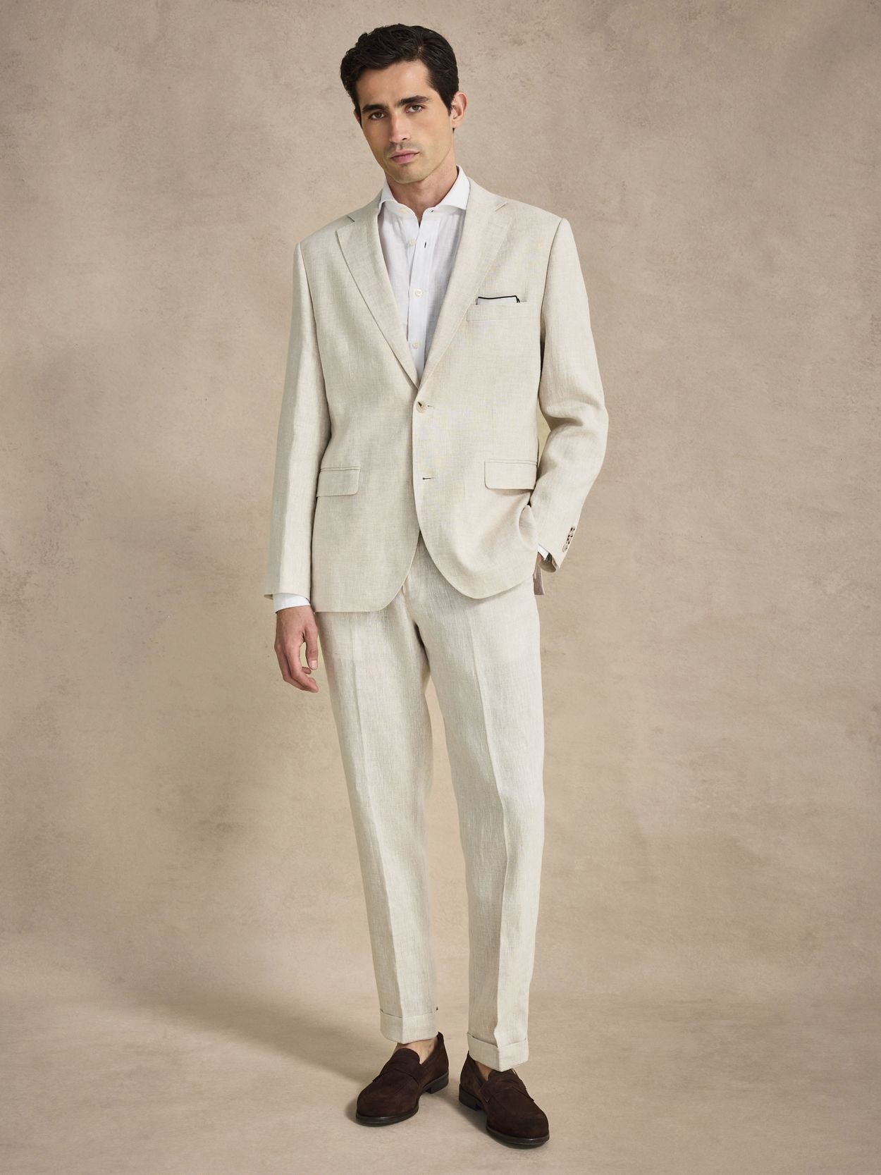 Image number 1 for product Sand Linen Suit