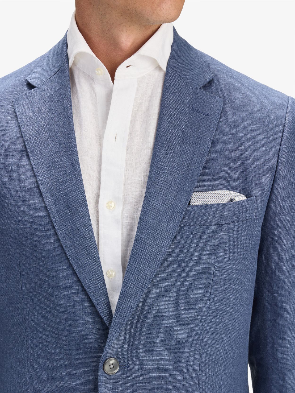 Image number 3 for product Blue Linen Suit