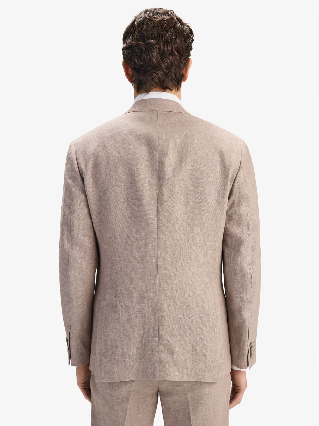 Image number 4 for product Beige Linen Suit