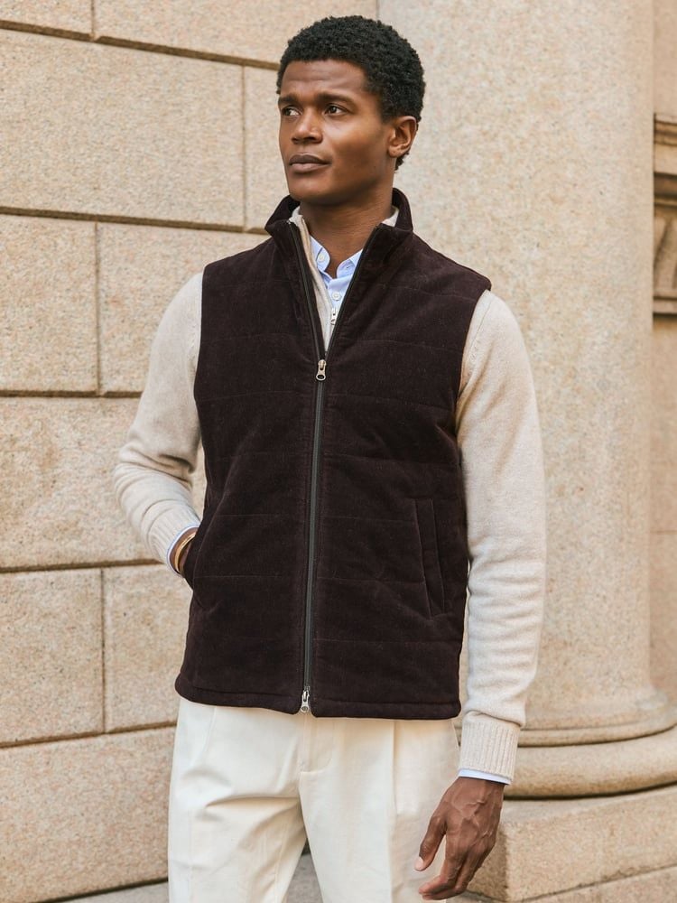 Dark Brown Vest