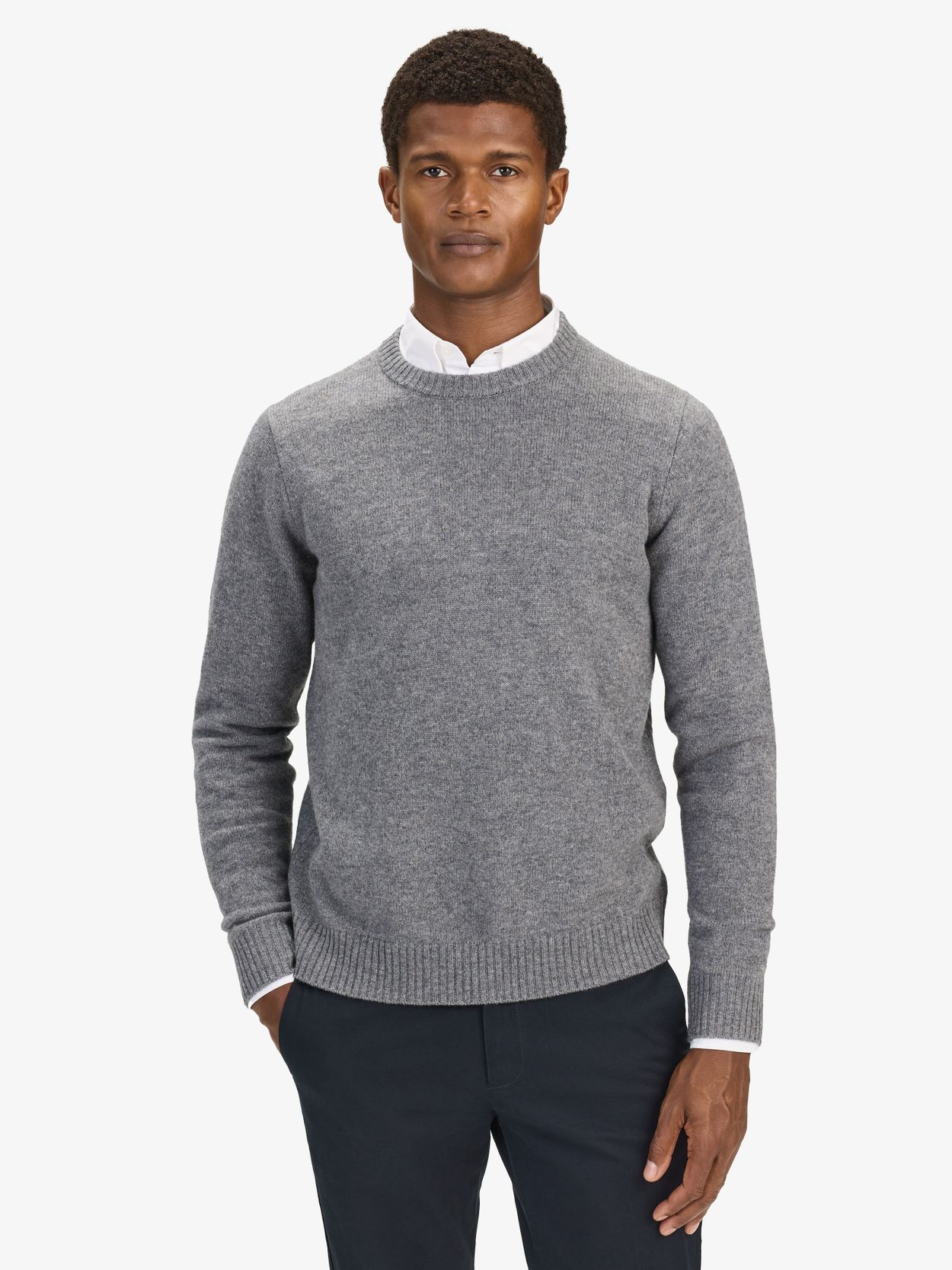 Grey Sweater - Wool Cashmere - Buy online | John Henric