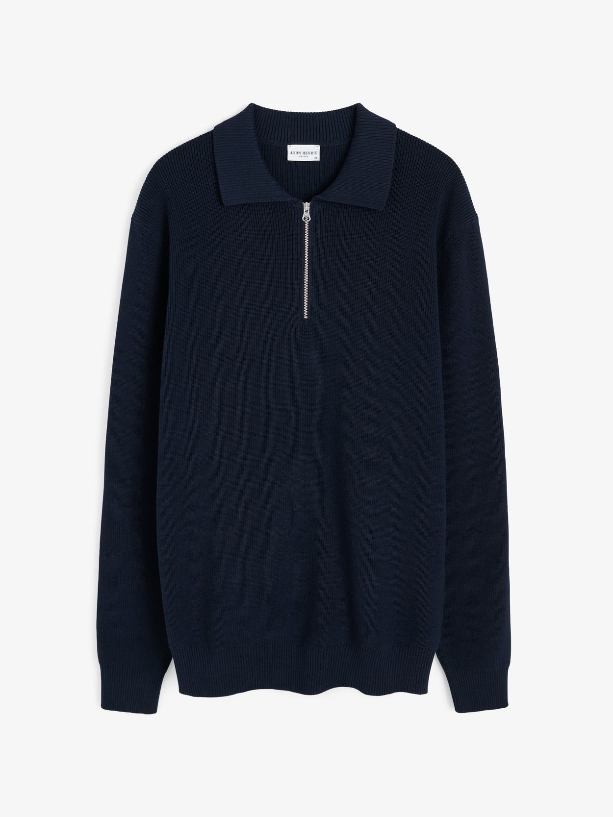 Cotton Zip Polo Shirt - Buy online | John Henric