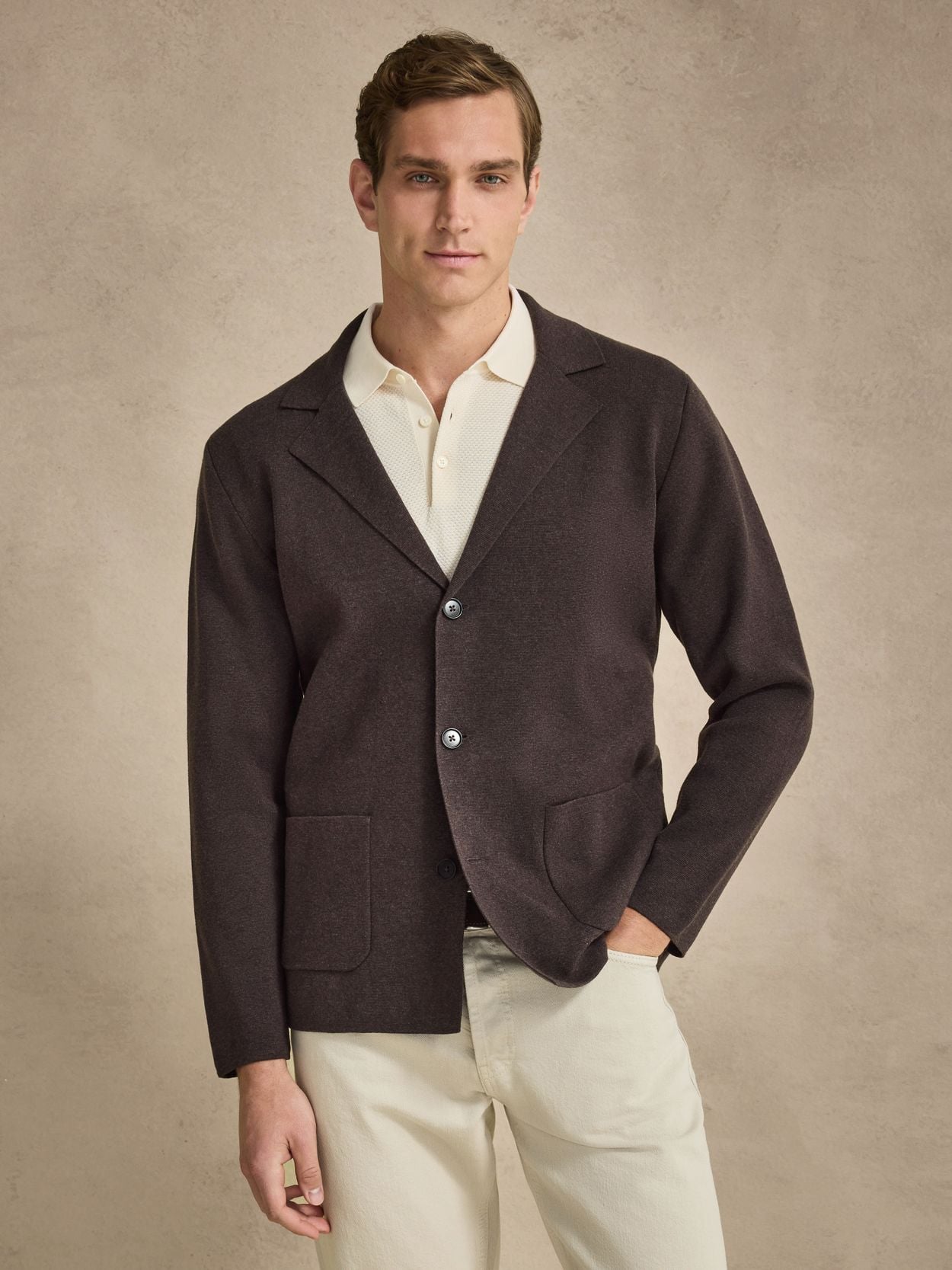 John Henric - Dark Brown Blazer - XL